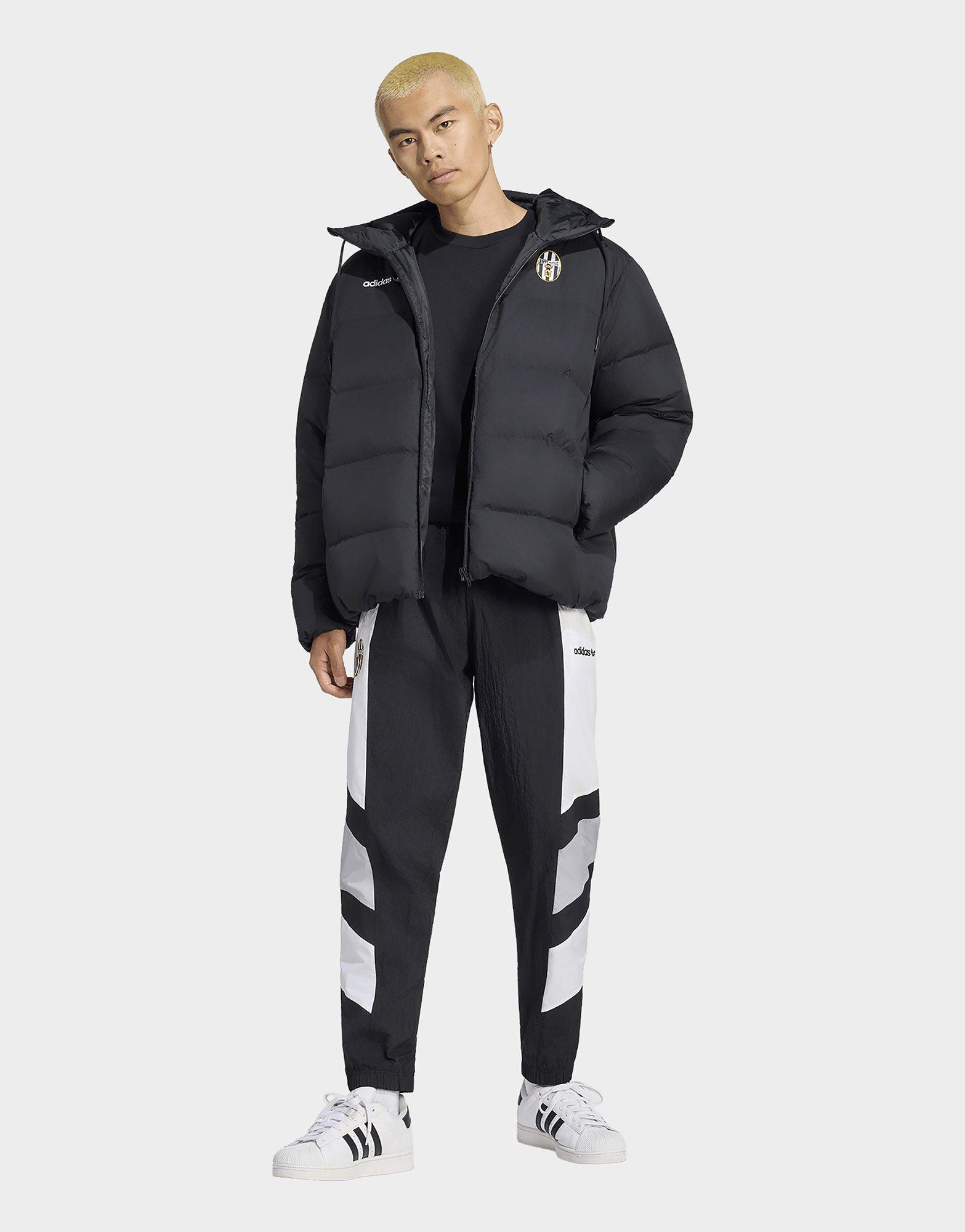 adidas Juventus Turin Climawarm 3 Stripes Puffer Donsjack Met Capuchon