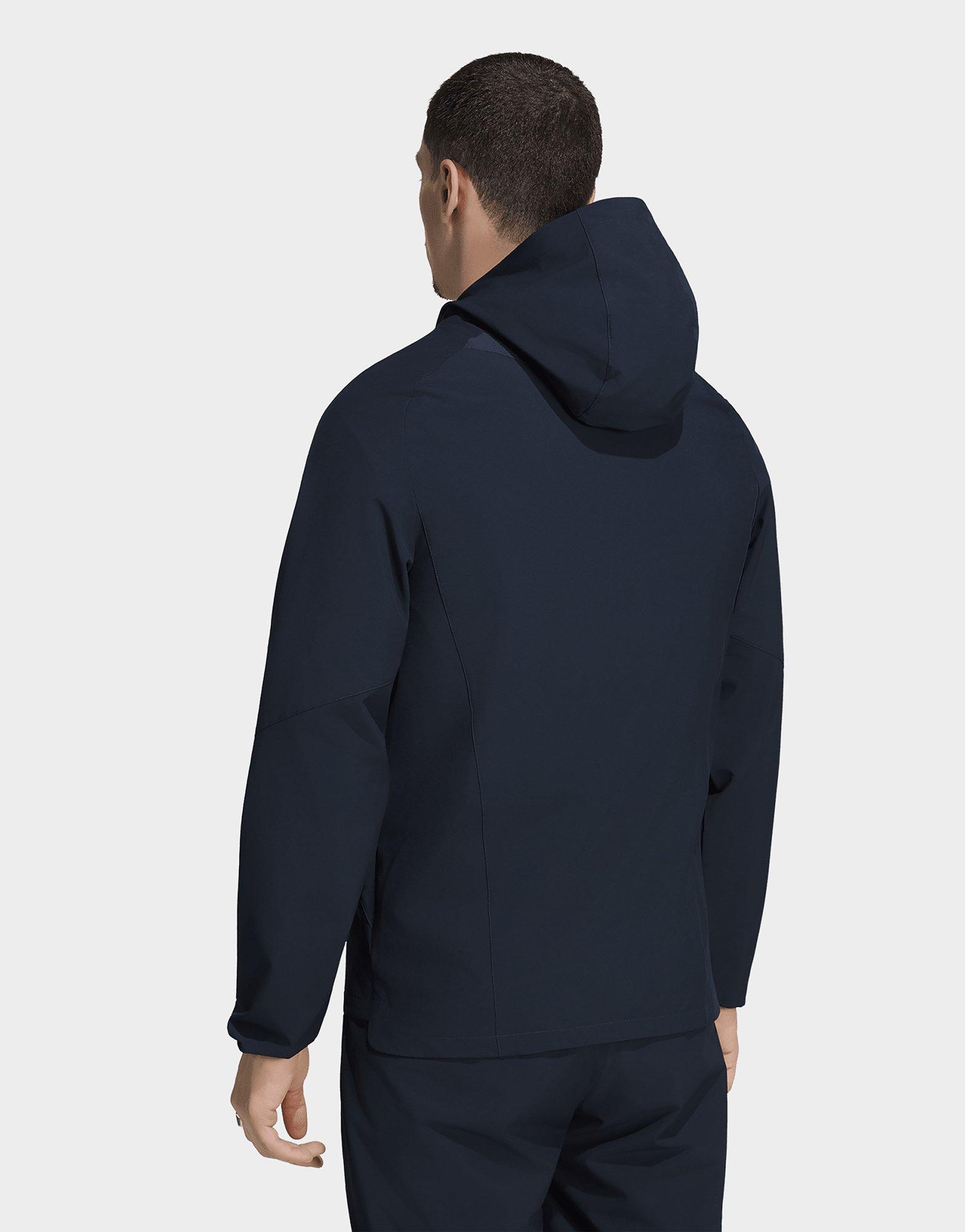adidas Real Madrid Tiro Travel Windbreaker, Durchgehender Reißverschluss