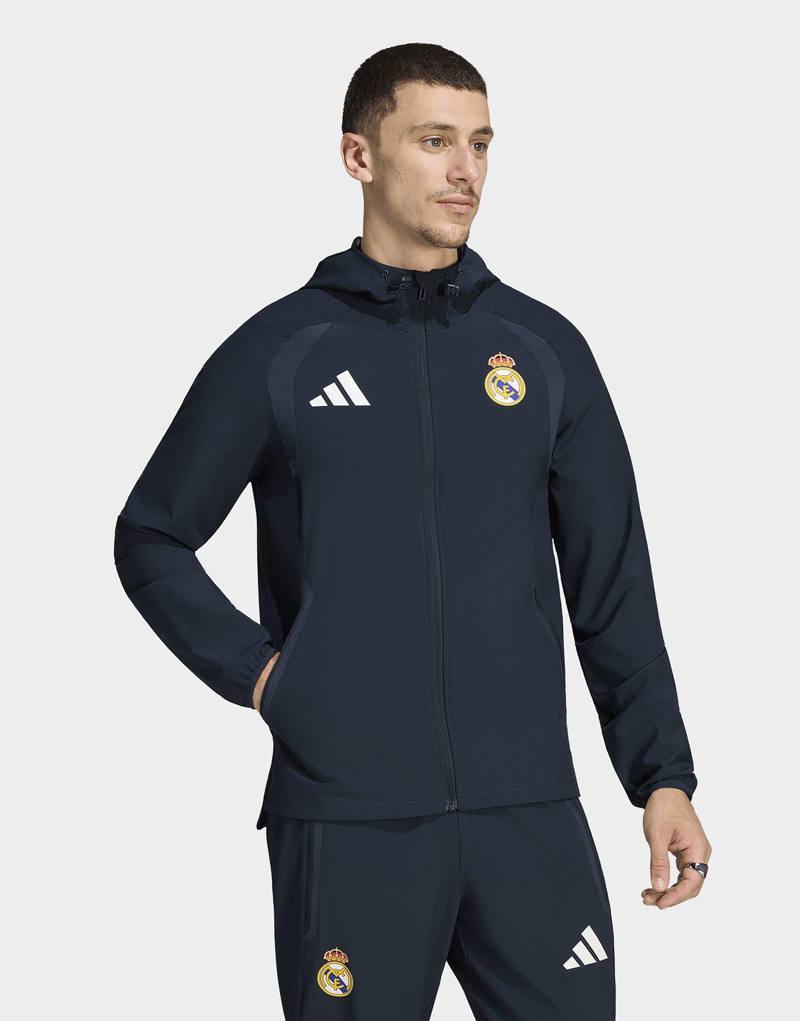 adidas Real Madrid Tiro Travel Full Zip Windbreaker