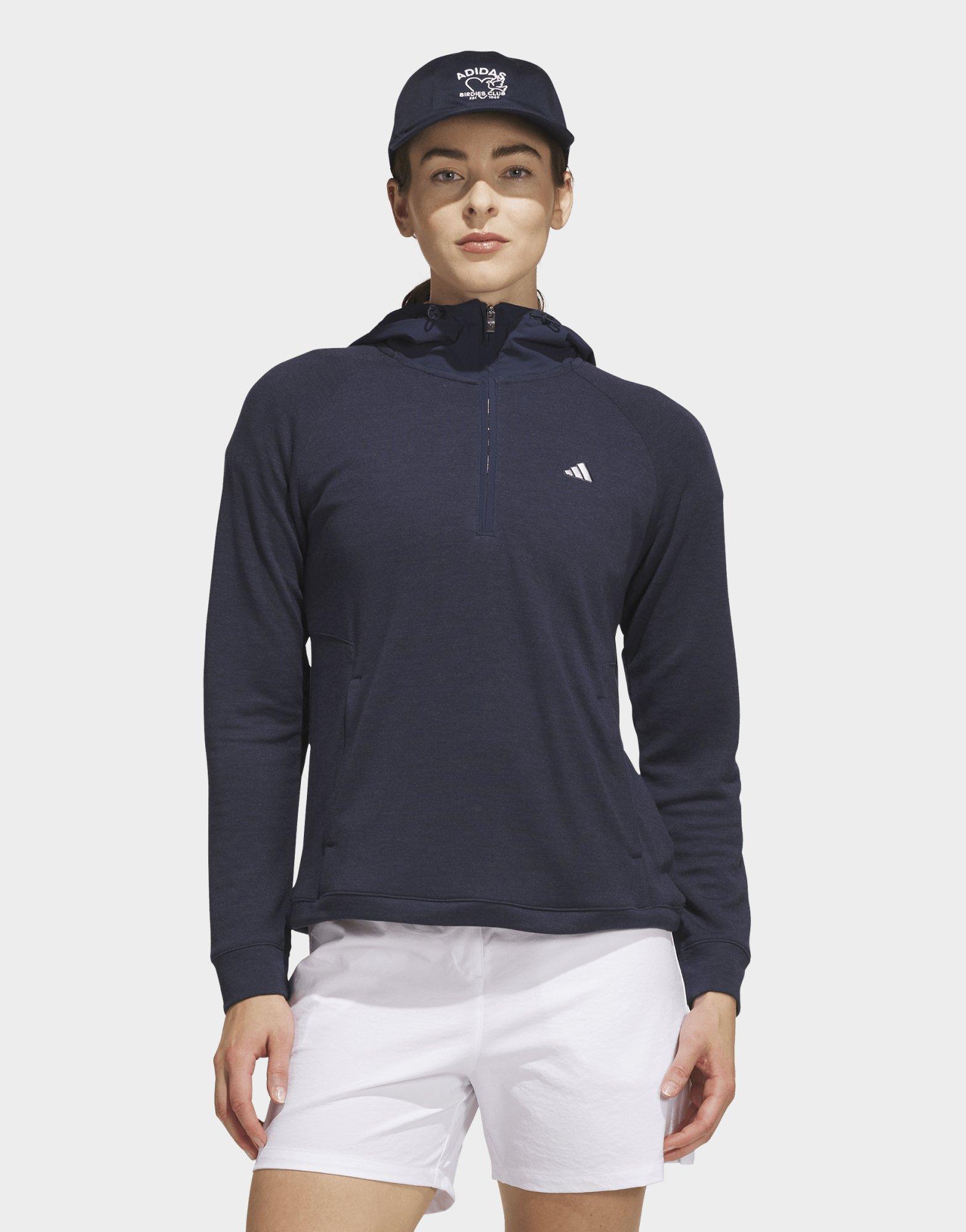 adidas Felpa Con Cappuccio Ibrida Con Zip Da ¼ Ultimate365+ Course Control Giacca