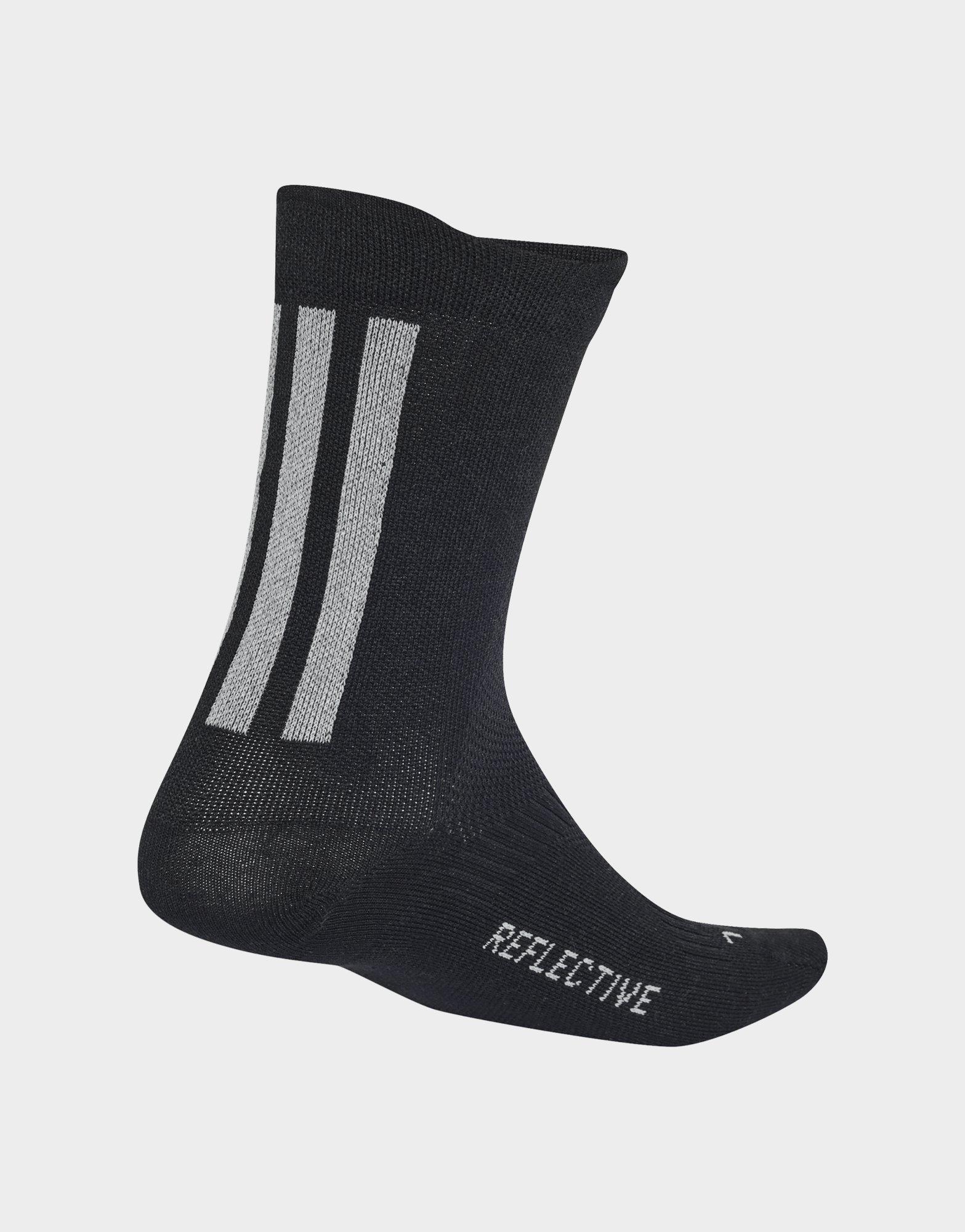 adidas Chaussettes De Running Mi-mollet Réfléchissantes