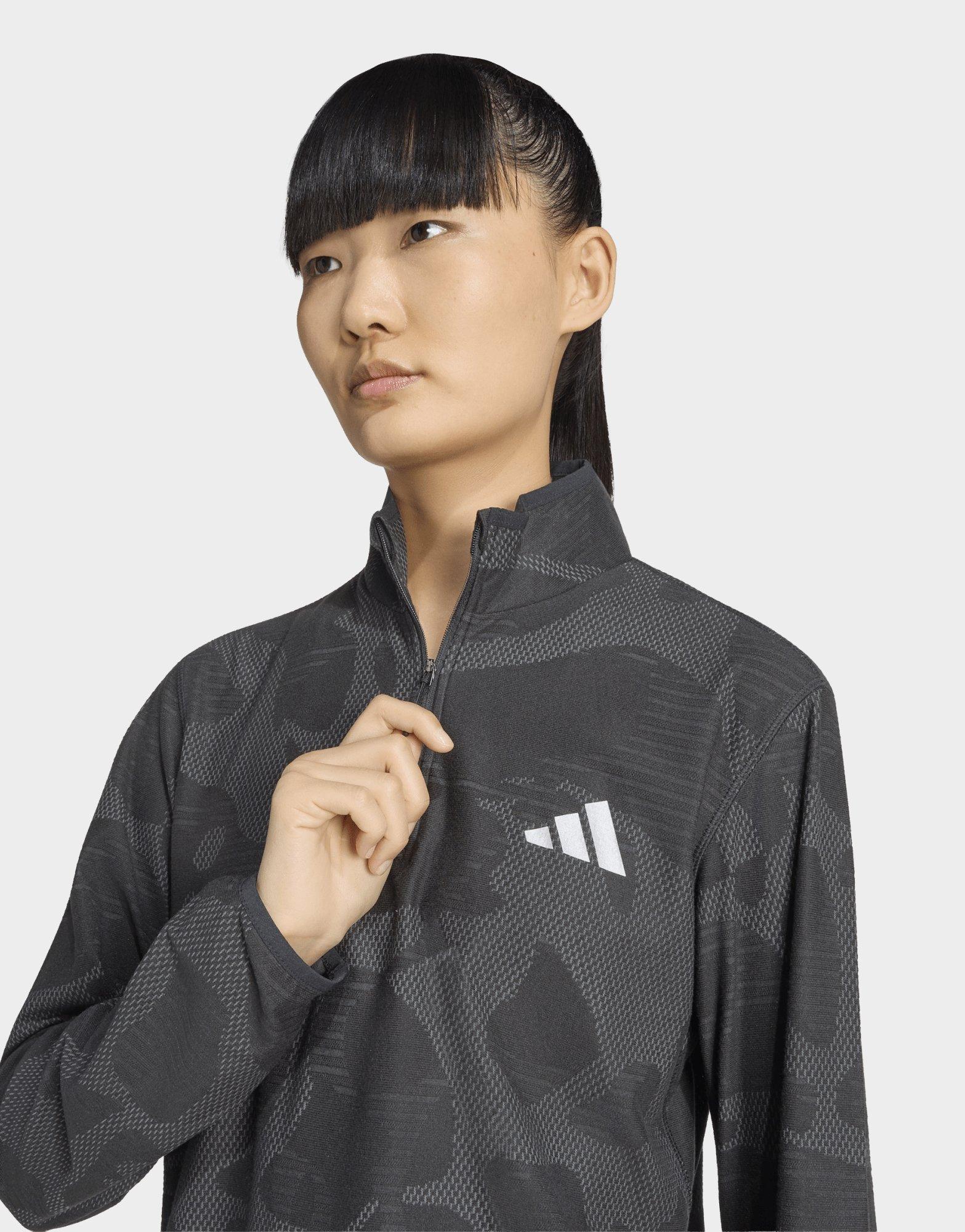 adidas Adi365 Laufshirt, Reißverschluss Bis Zur Brust
