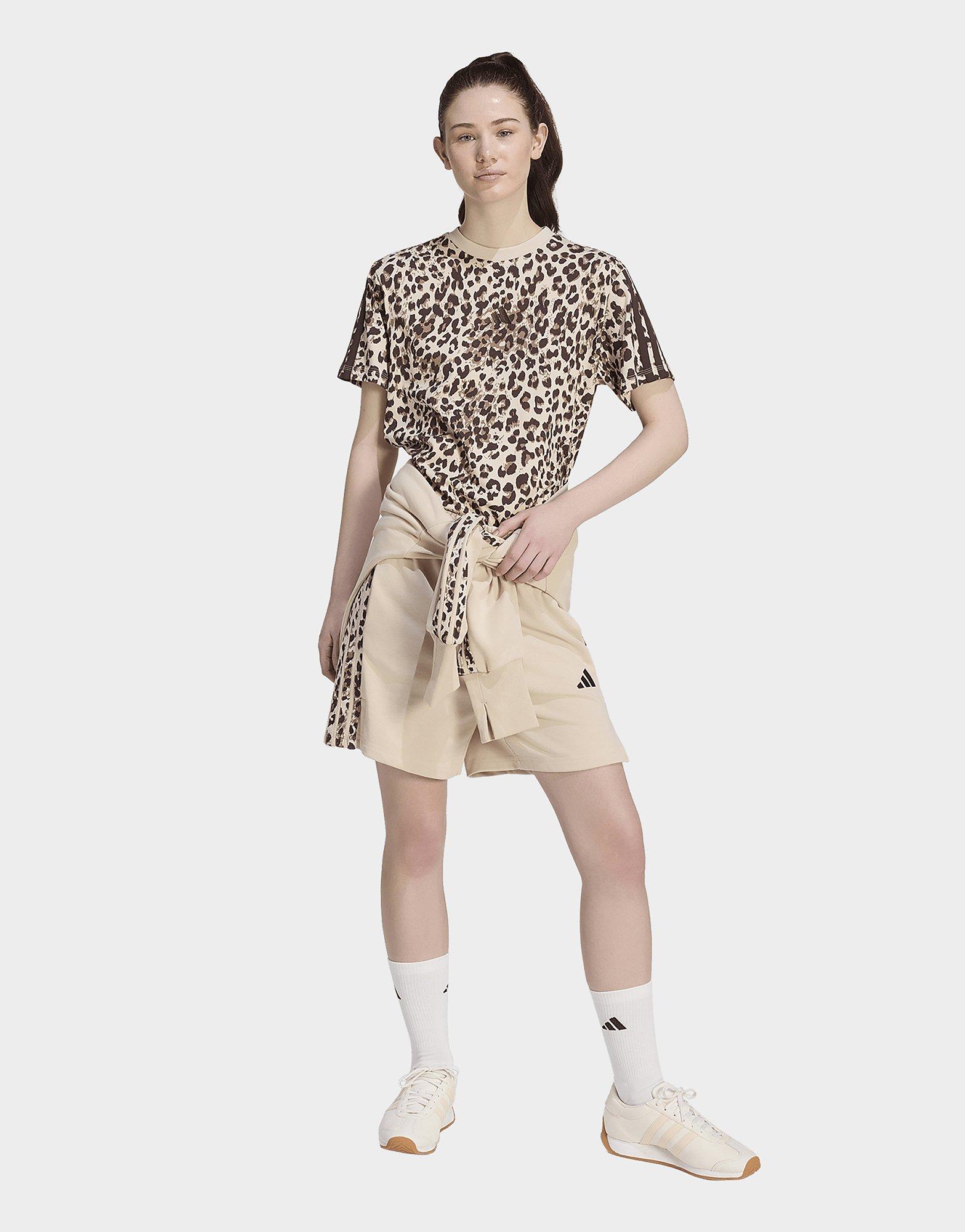 adidas Short Imprimé Animal 3 Bandes Seasonal Essentials