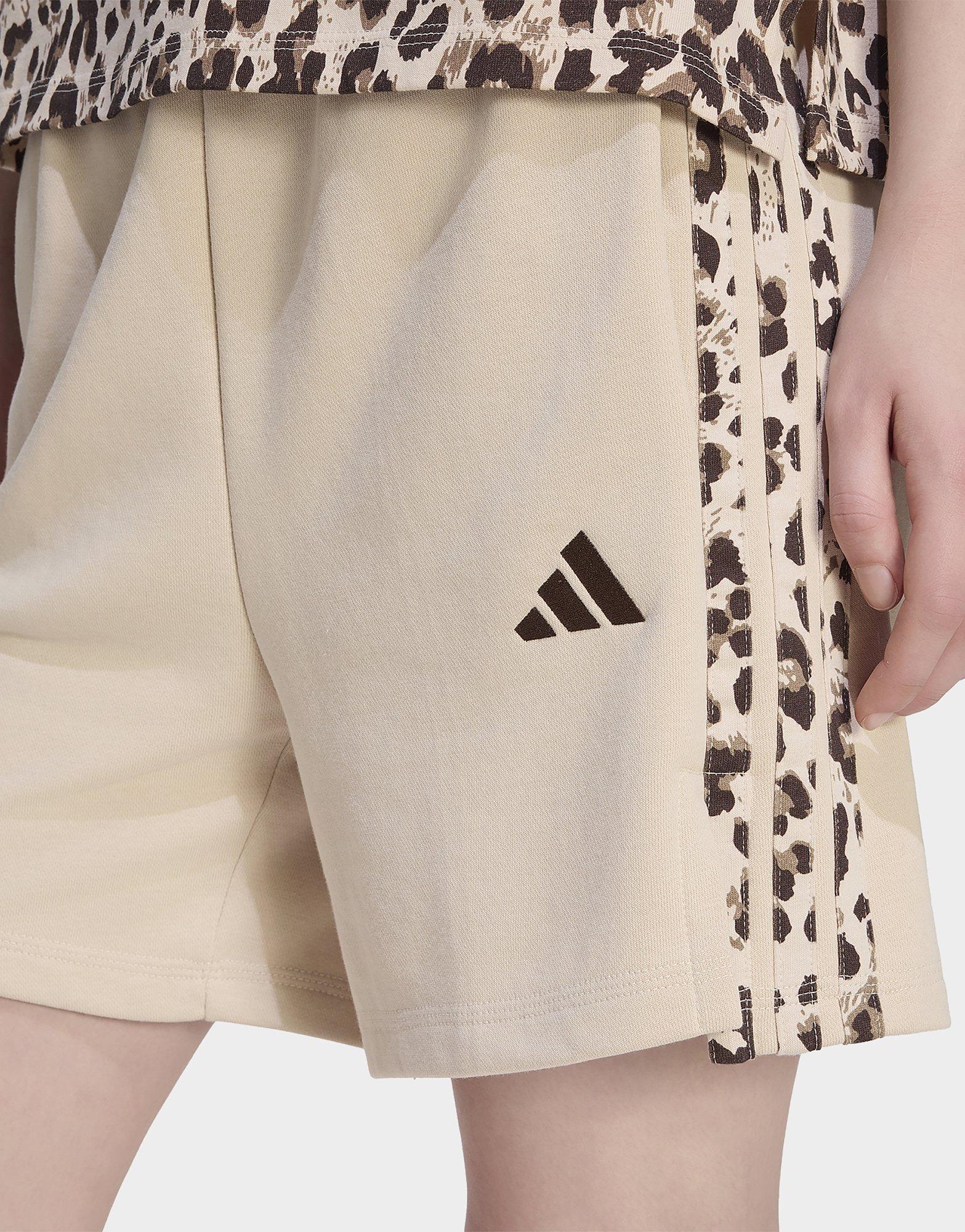 adidas Short Imprimé Animal 3 Bandes Seasonal Essentials