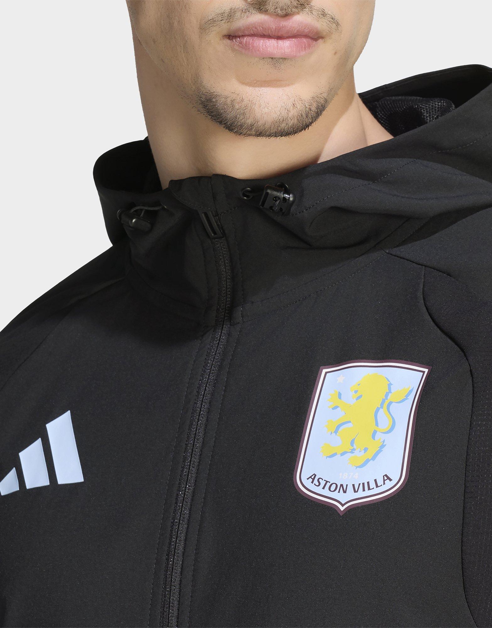 adidas Cortavientos Aston Villa Fc Tiro Travel Con Cierre De Cremallera