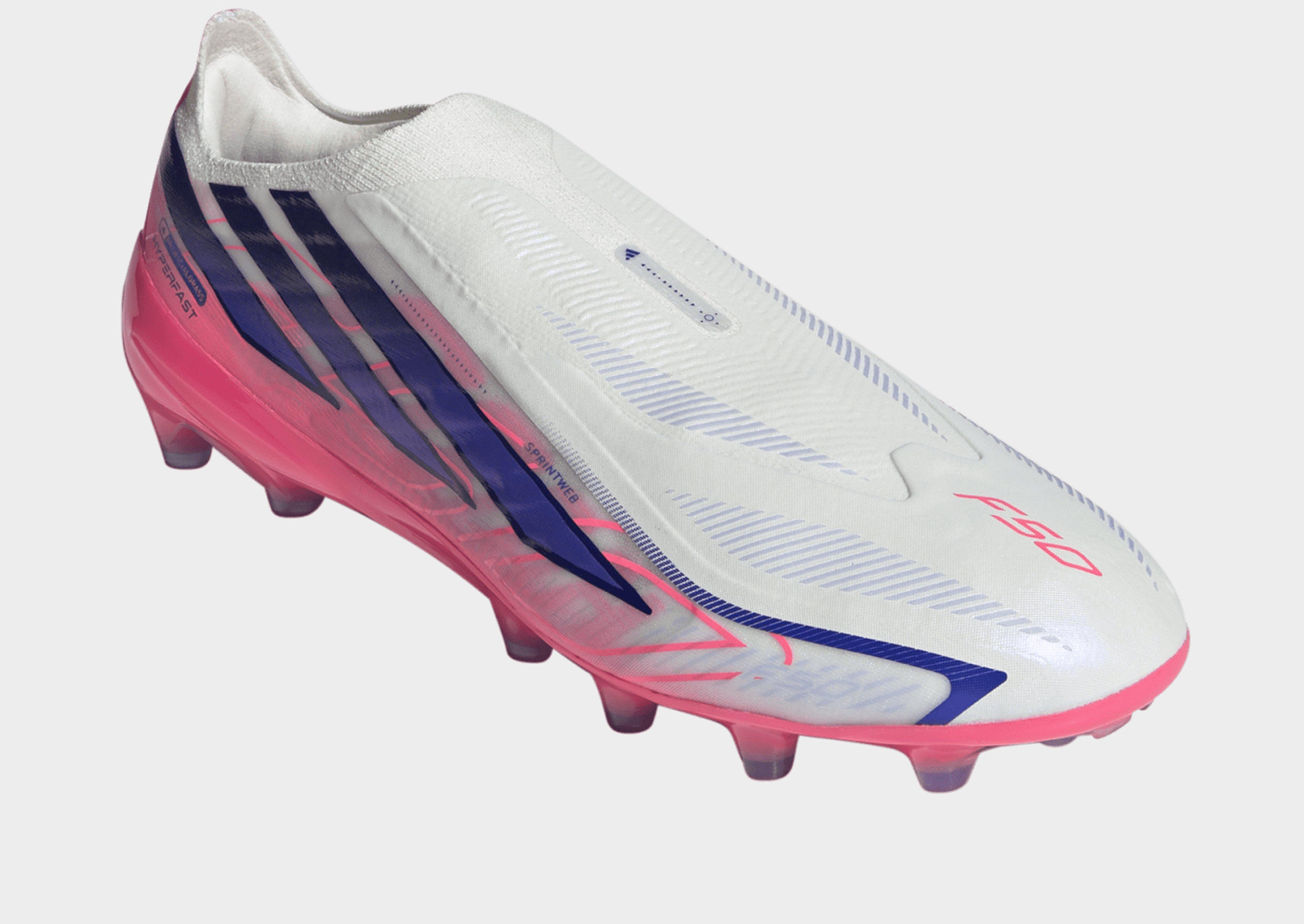 adidas Botas de fútbol sin cordones F50 Hyperfast Pro césped artificial