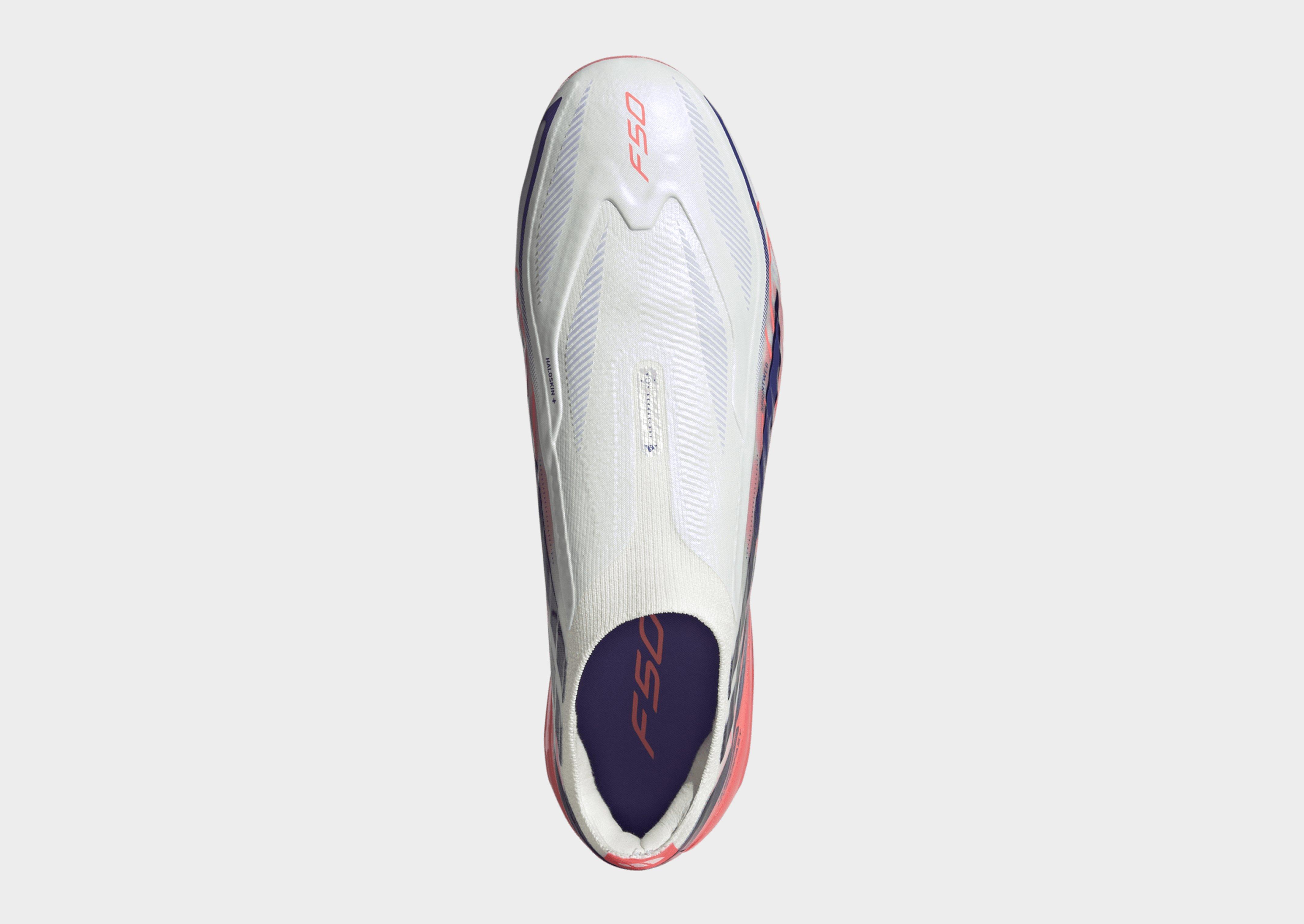 adidas Botas de fútbol sin cordones F50 Hyperfast Pro césped artificial