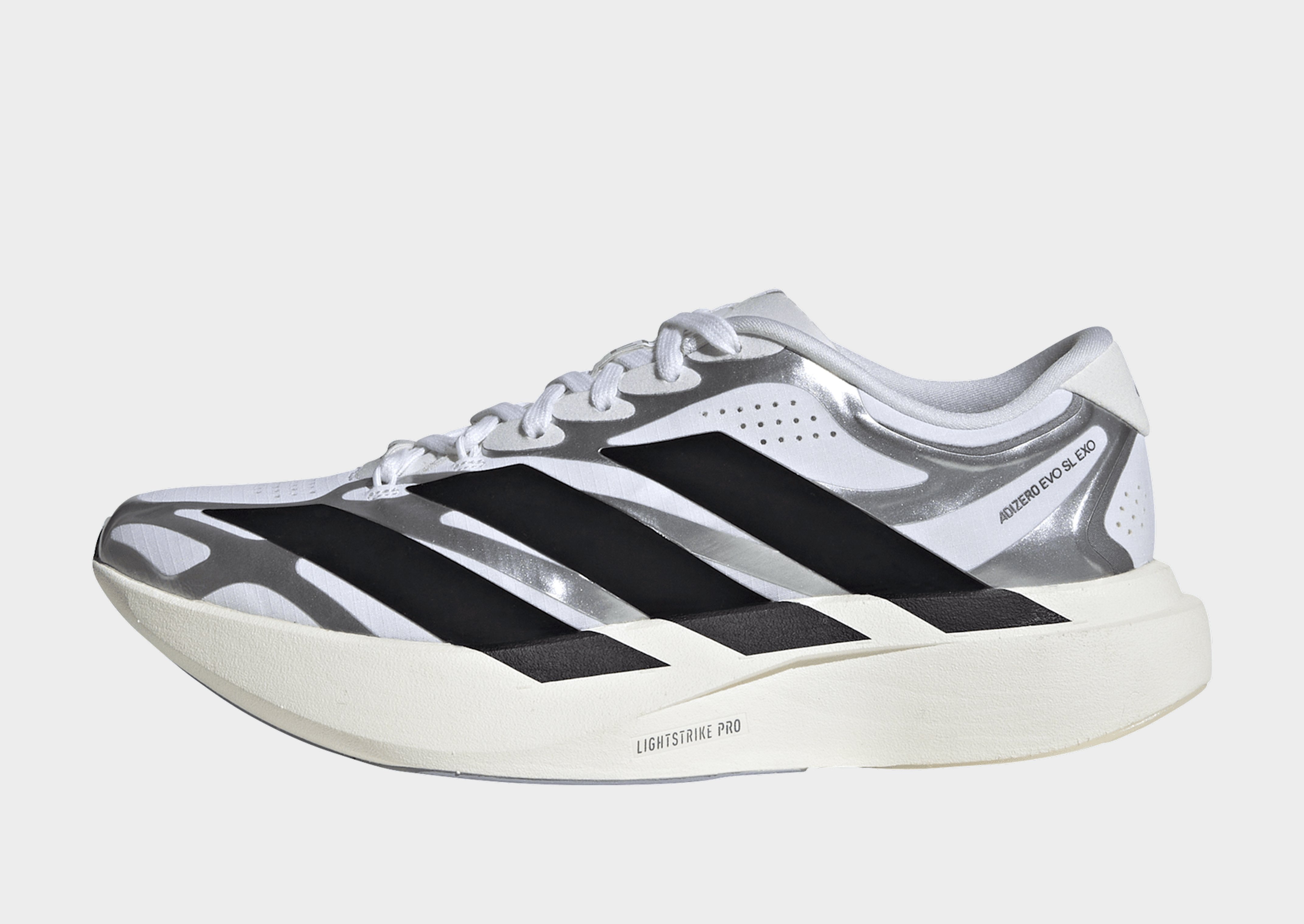 White adidas Adizero Evo Sl Exo Shoes | JD Sports UK