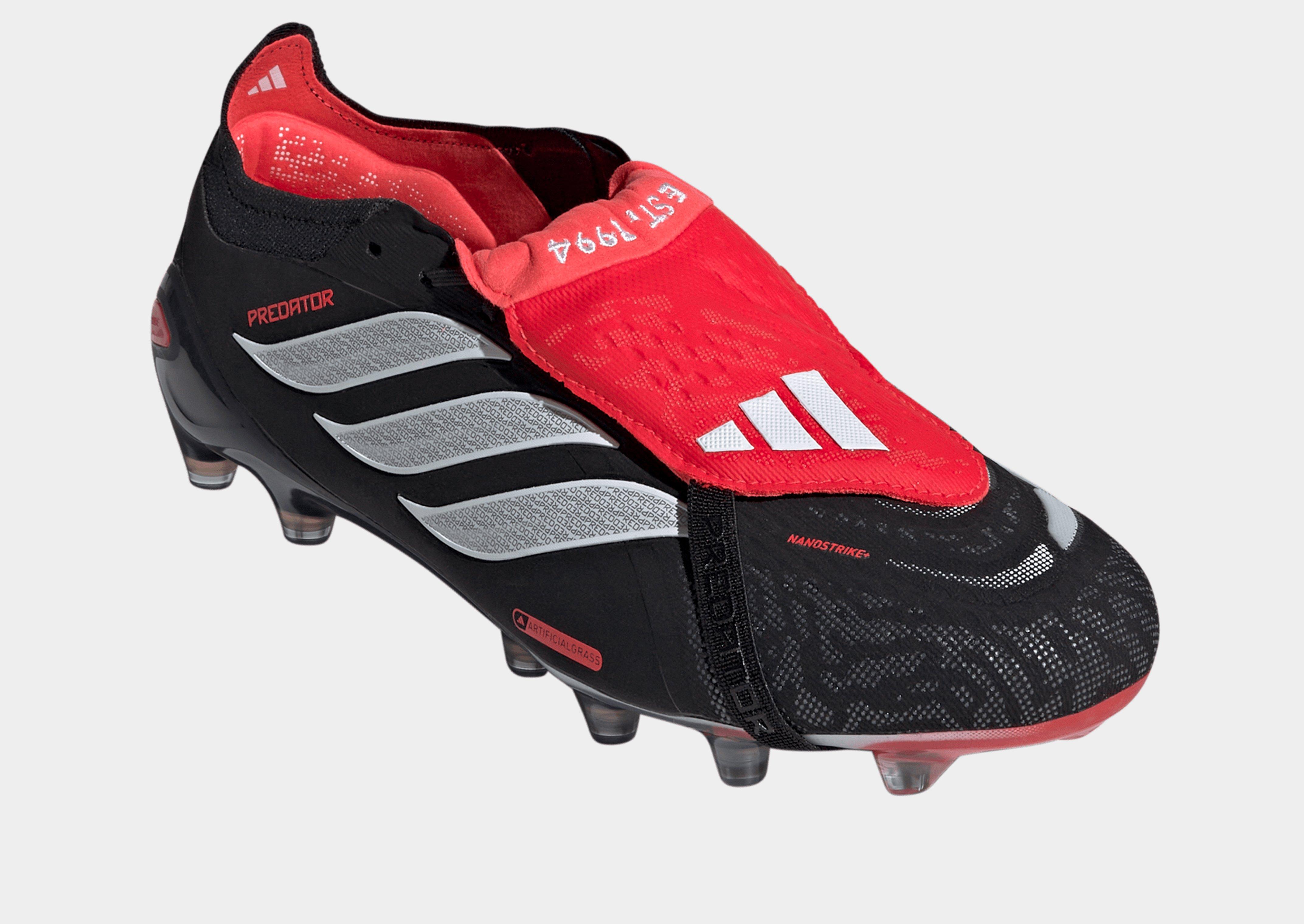 adidas Bota de fútbol con lengüeta plegable Predator Elite césped artificial