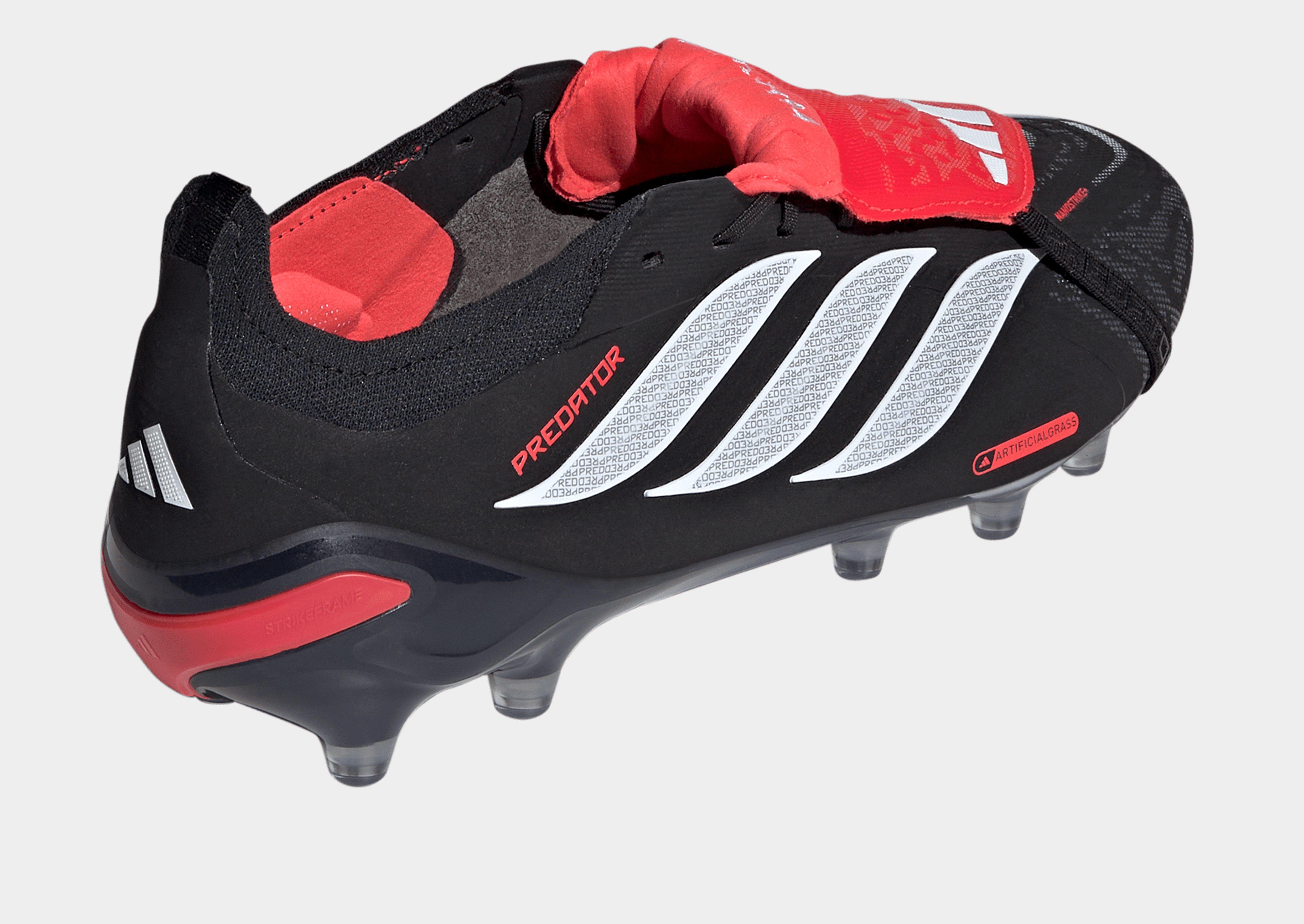 adidas Bota de fútbol con lengüeta plegable Predator Elite césped artificial