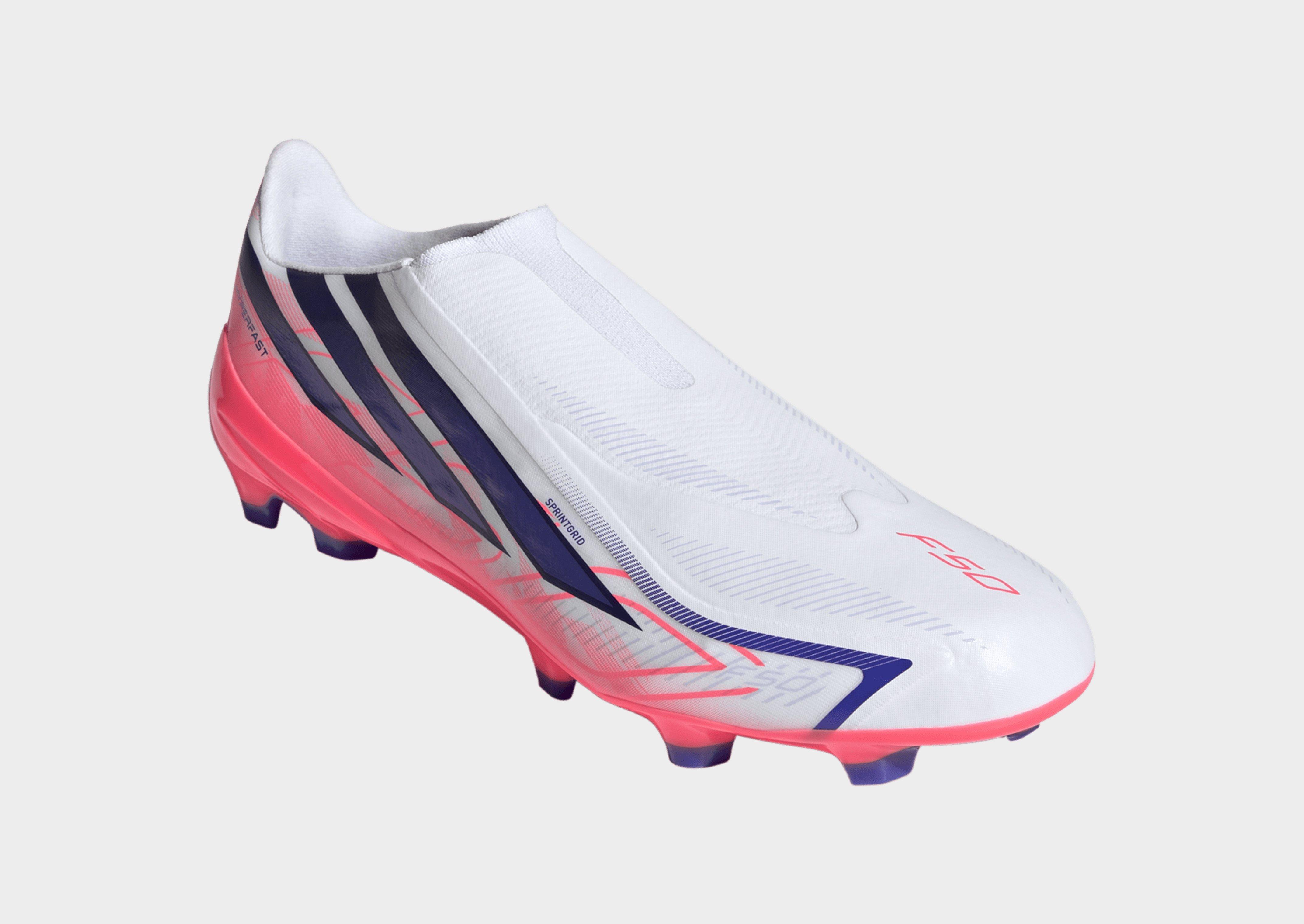 adidas F50 Hyperfast League Fußballschuh, Feste Böden, Schnürlos