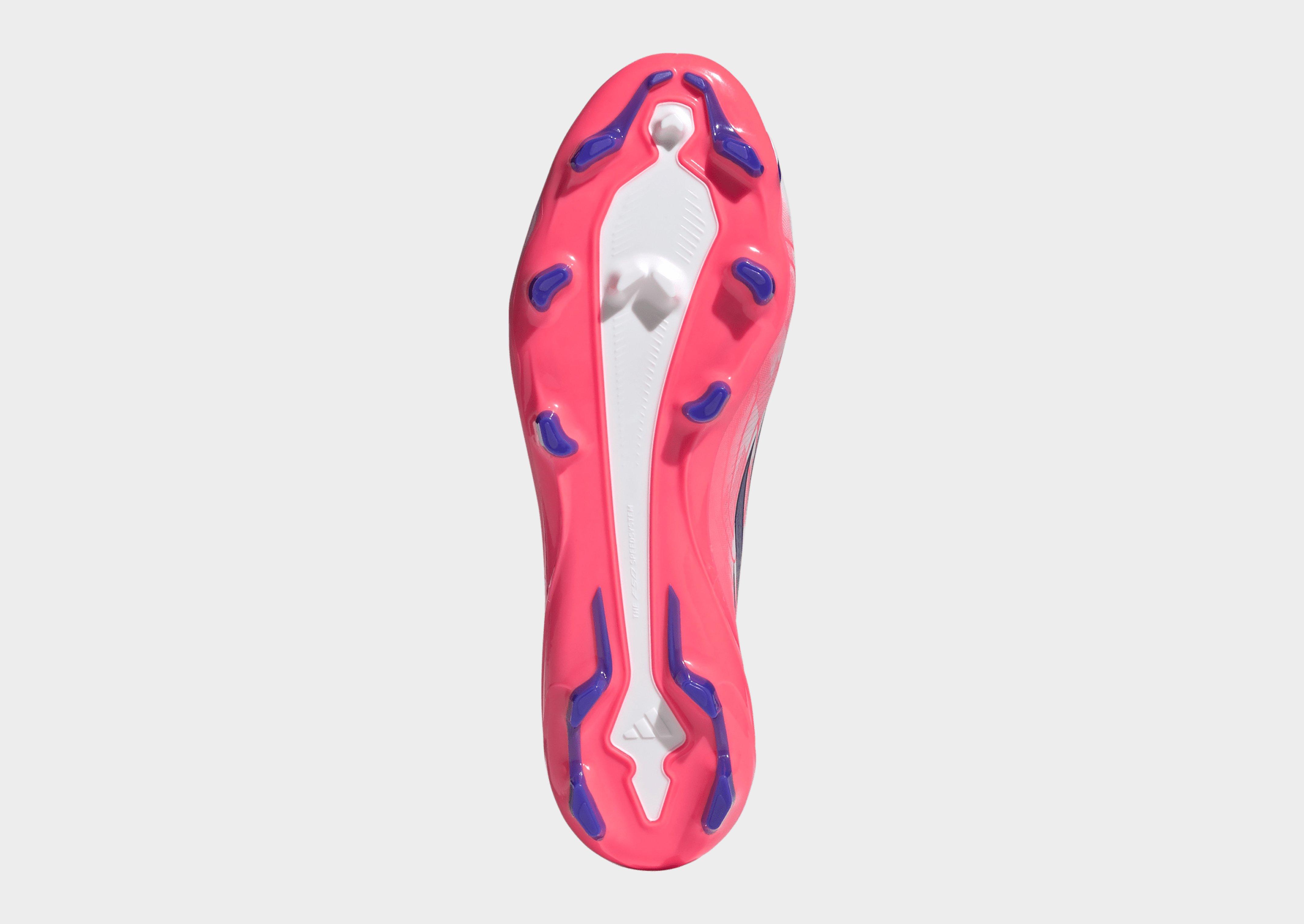 adidas F50 Hyperfast League Fußballschuh, Feste Böden, Schnürlos