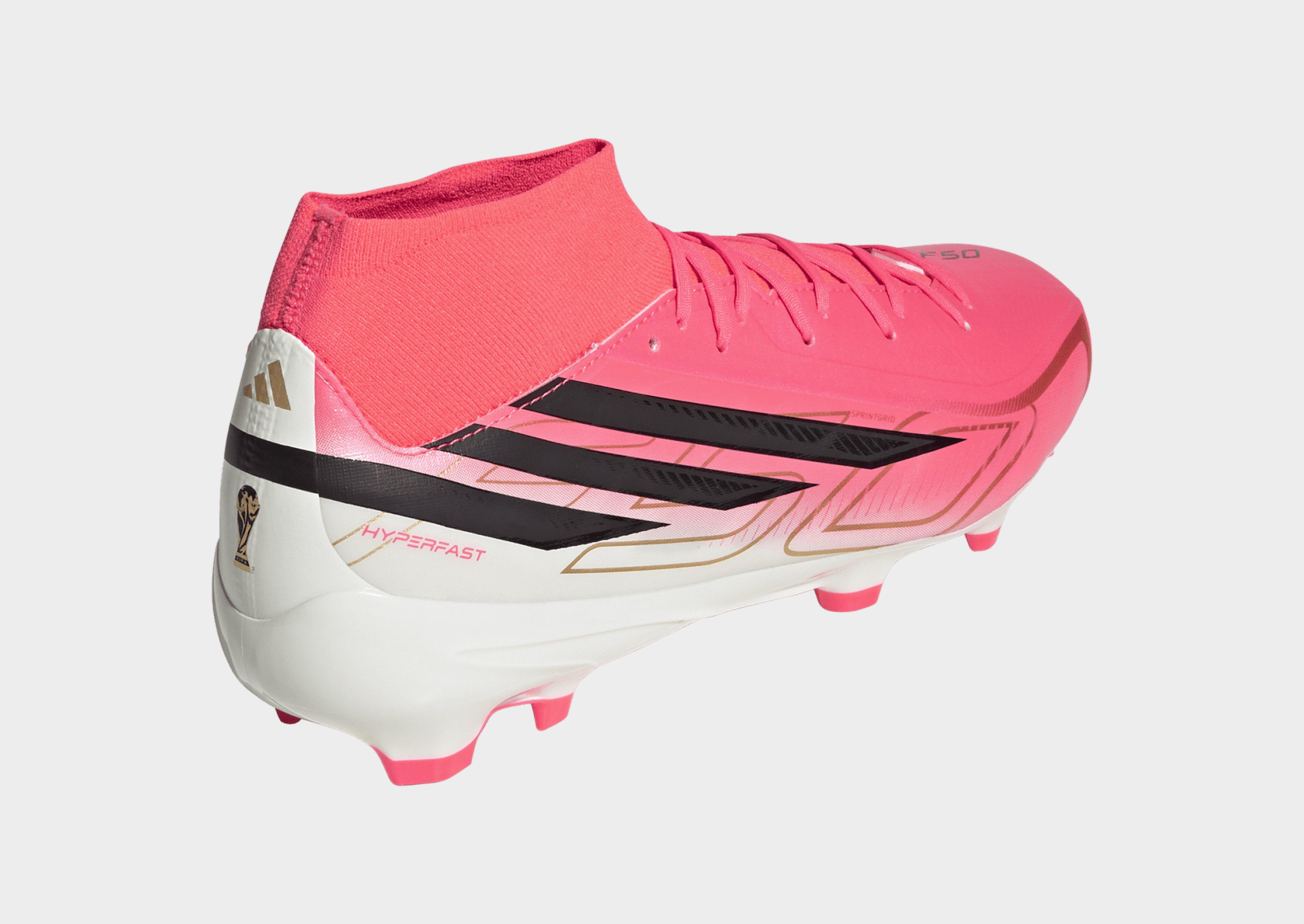adidas Chaussure De Football Mi-montante F50 Hyperfast League Terrain Souple
