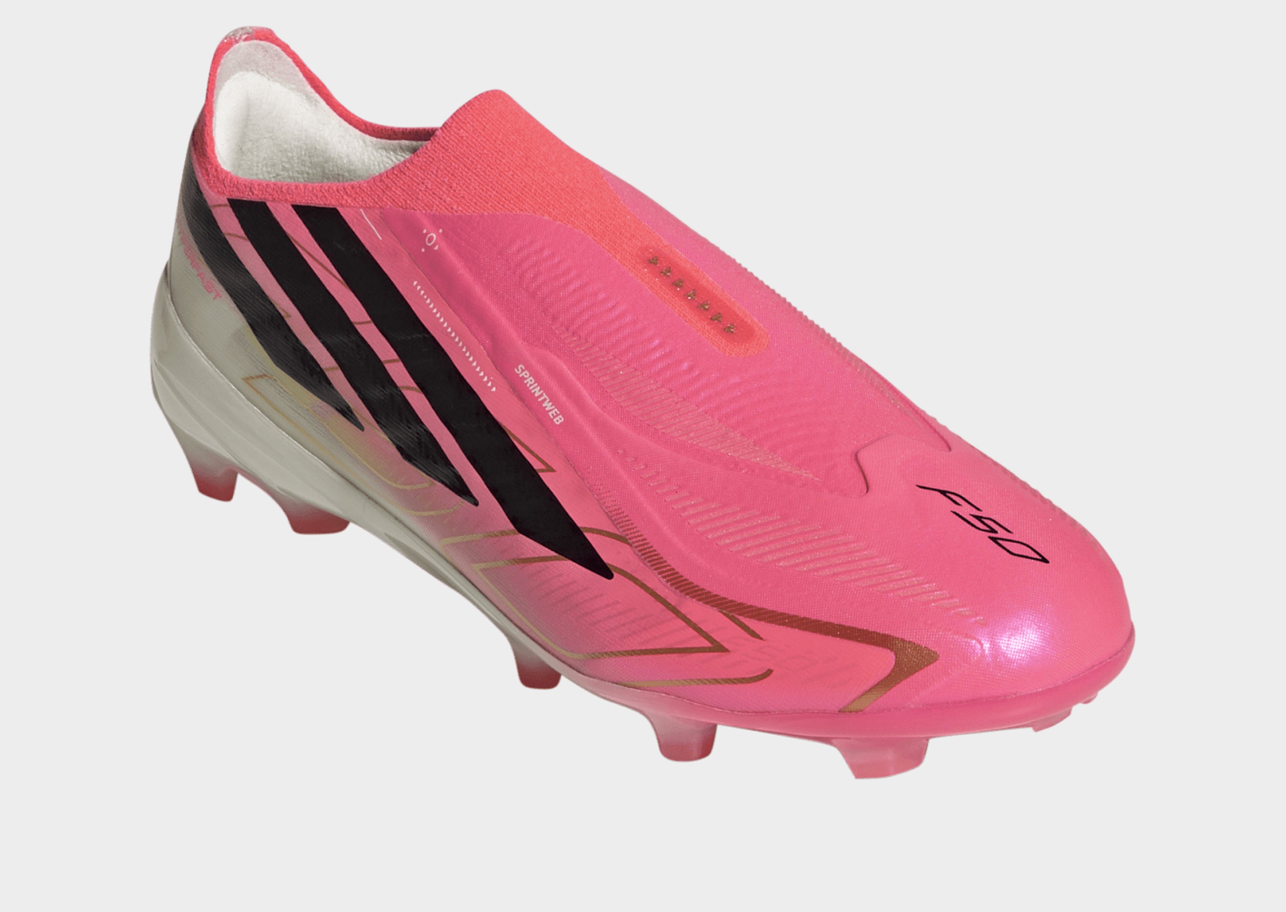 adidas F50 Hyperfast Elite Laceless FG Little Kid 'Solar Turbo' — foto 2
