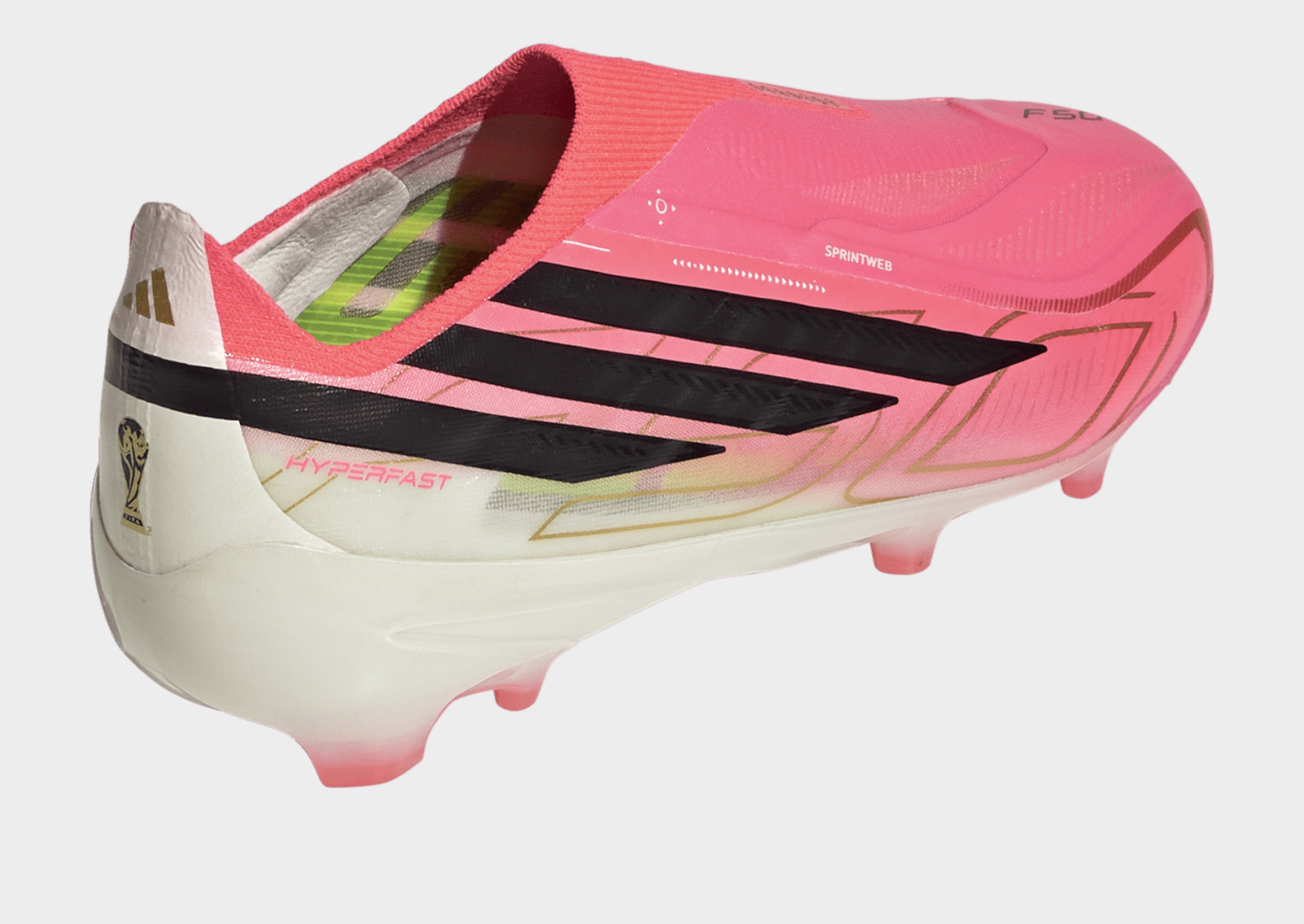 adidas F50 Hyperfast Elite Laceless FG Little Kid 'Solar Turbo' — foto 3