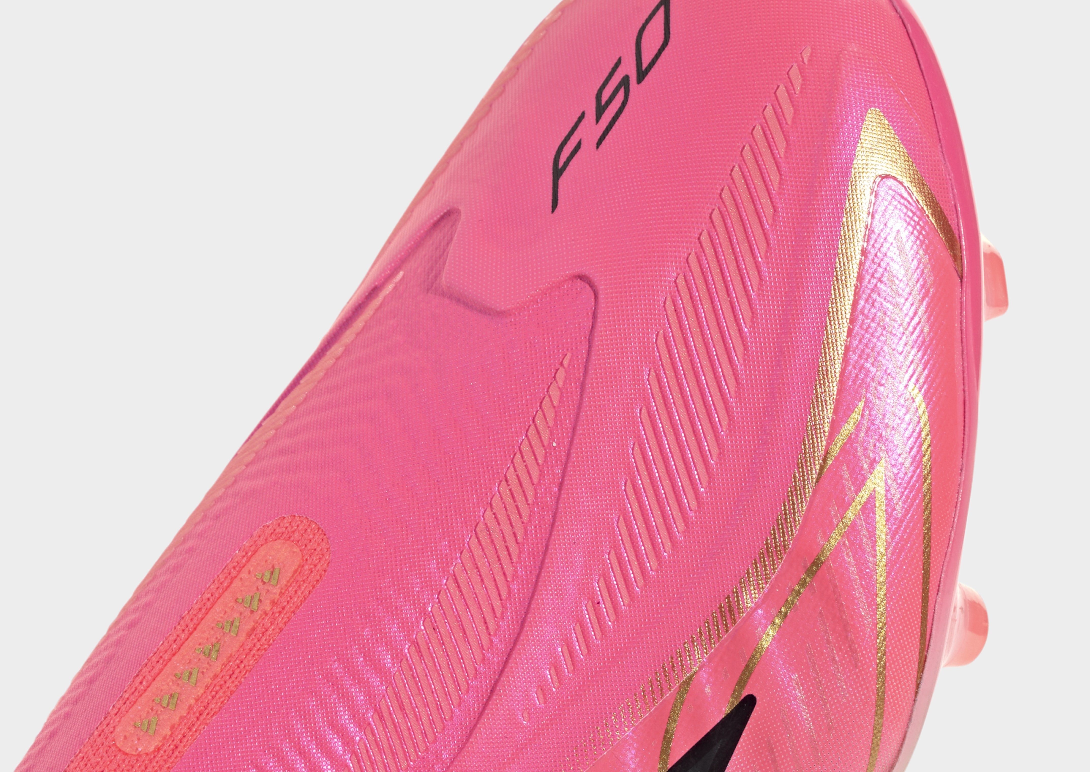 adidas F50 Hyperfast Elite Laceless FG Little Kid 'Solar Turbo' — foto 4