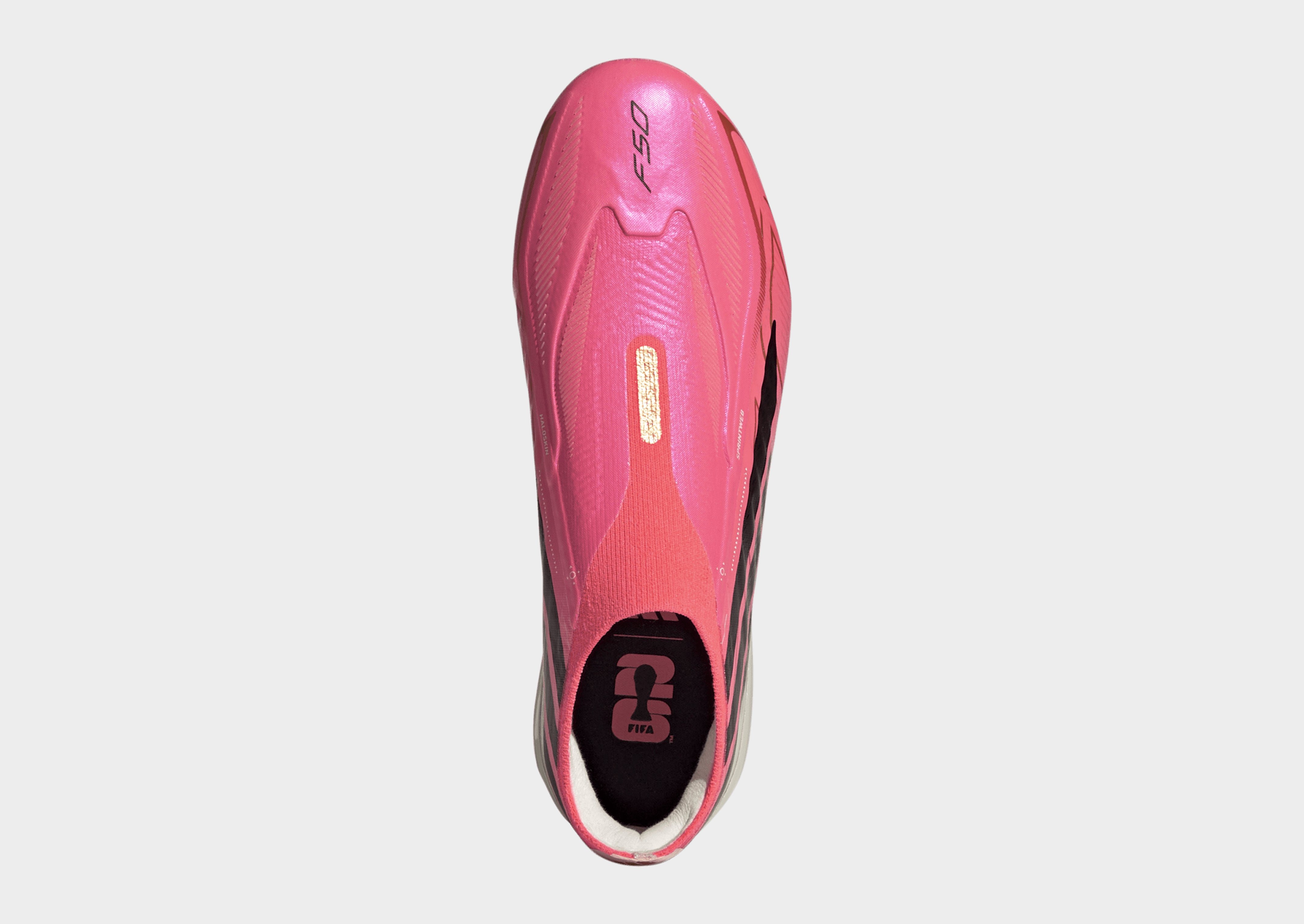 adidas F50 Hyperfast Elite Laceless FG Little Kid 'Solar Turbo' — foto 7
