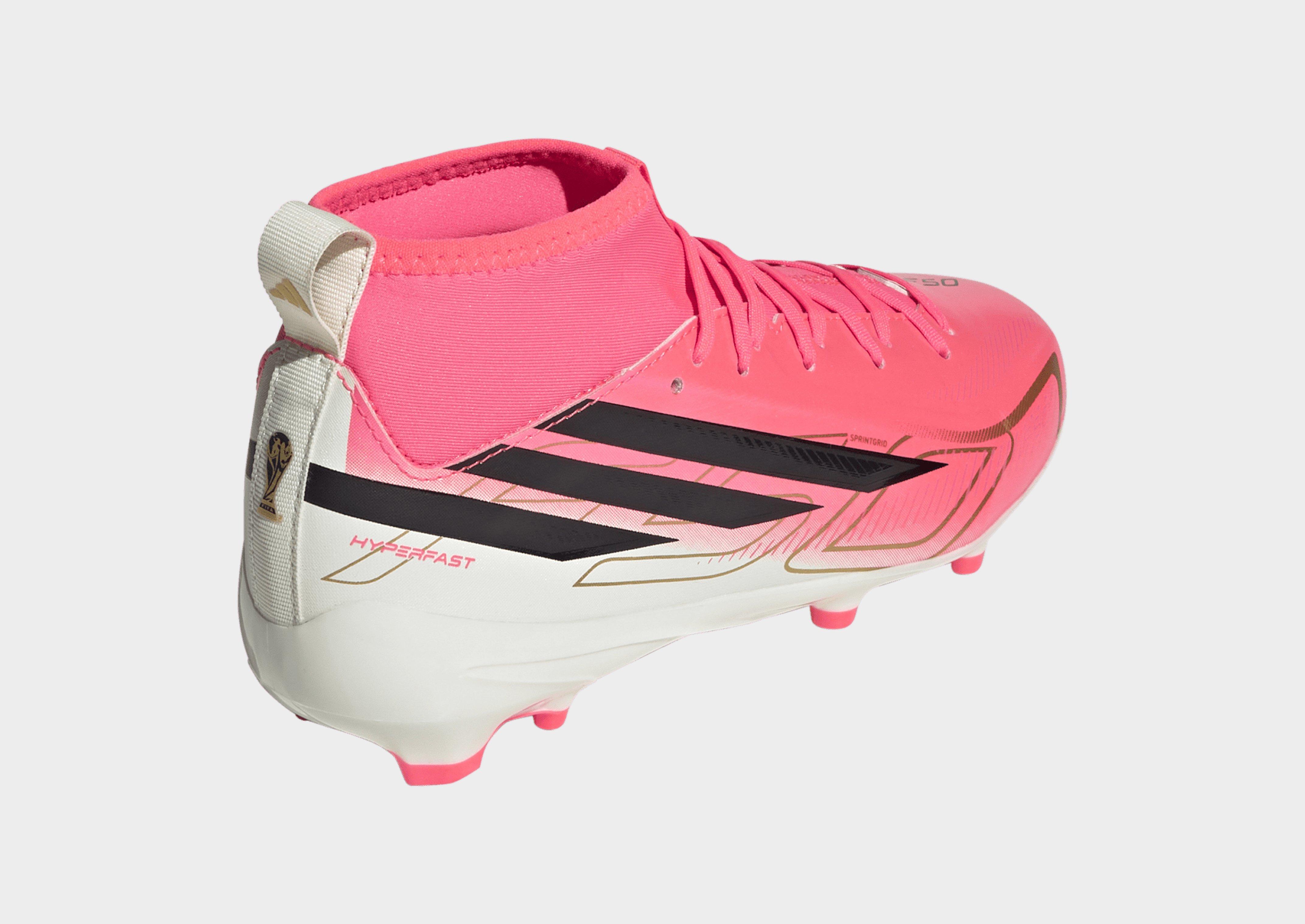 adidas F50 Hyperfast Elite Kids Fußballschuh, Mittelhoch, Feste Böden