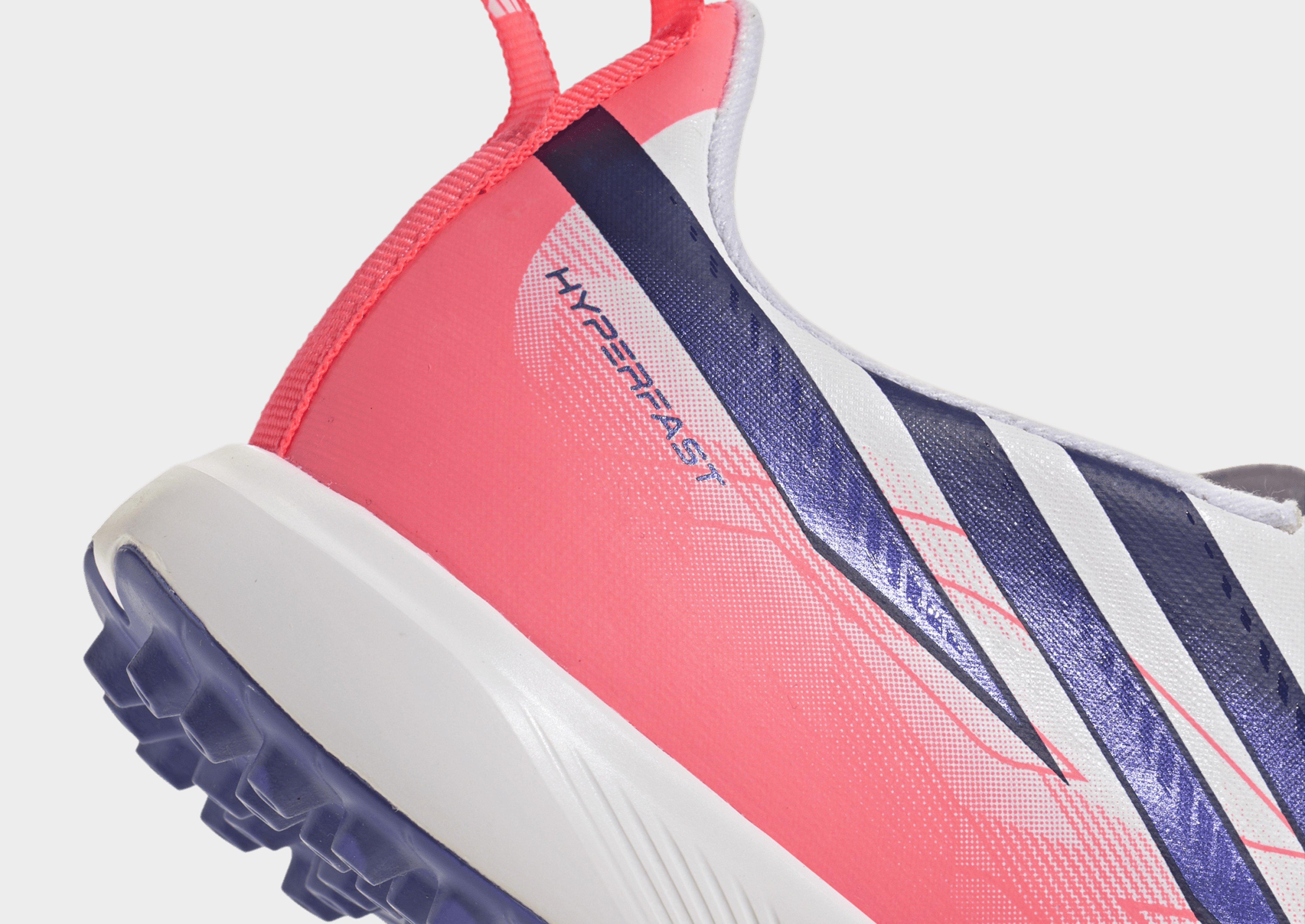 adidas F50 Hyperfast League Kids Fußballschuh, kurzer Kunstrasen, ohne Schnürsenkel