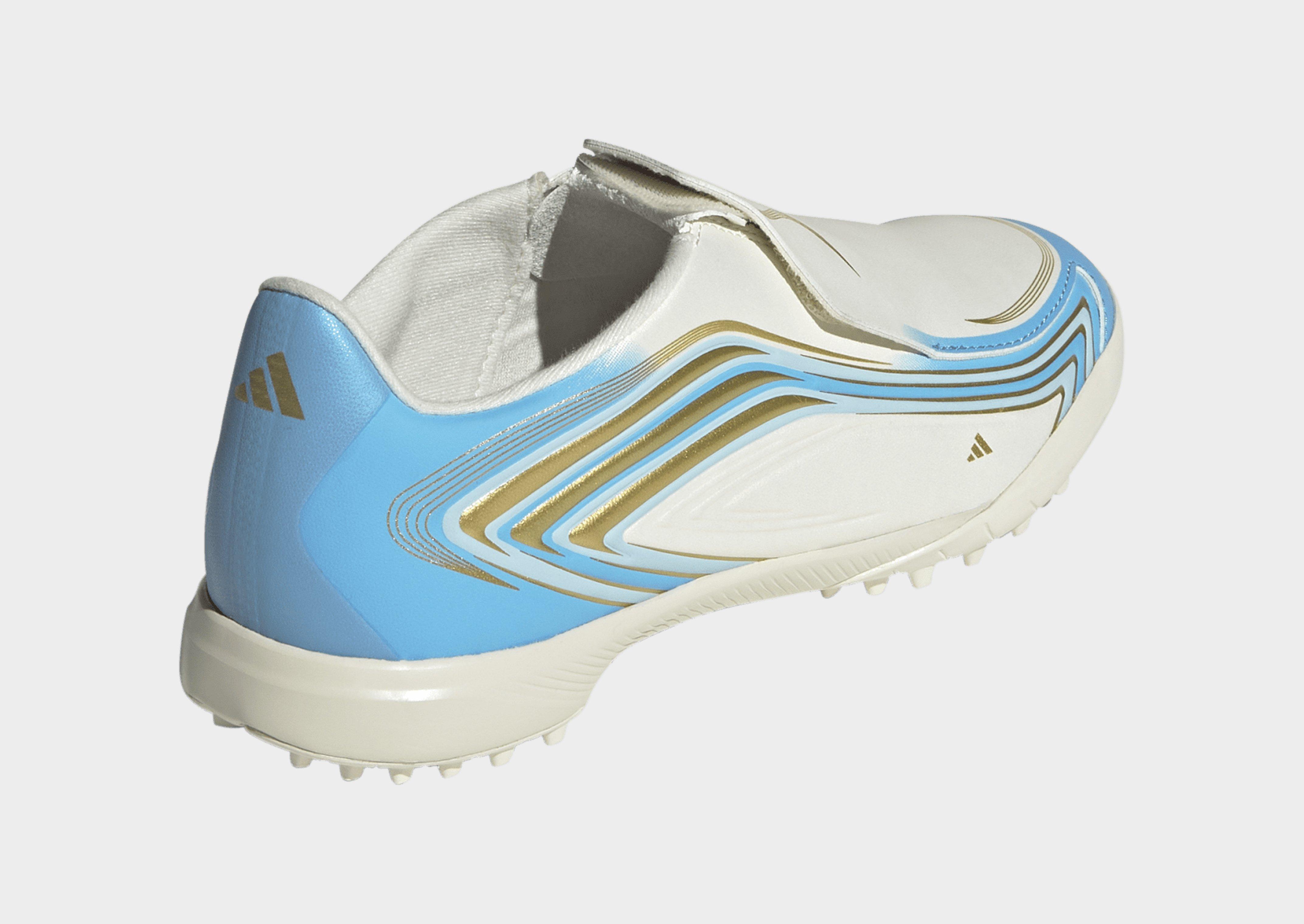 adidas Chaussure De Football Sans Lacets F50 Messi League Terrain Turf Enfants