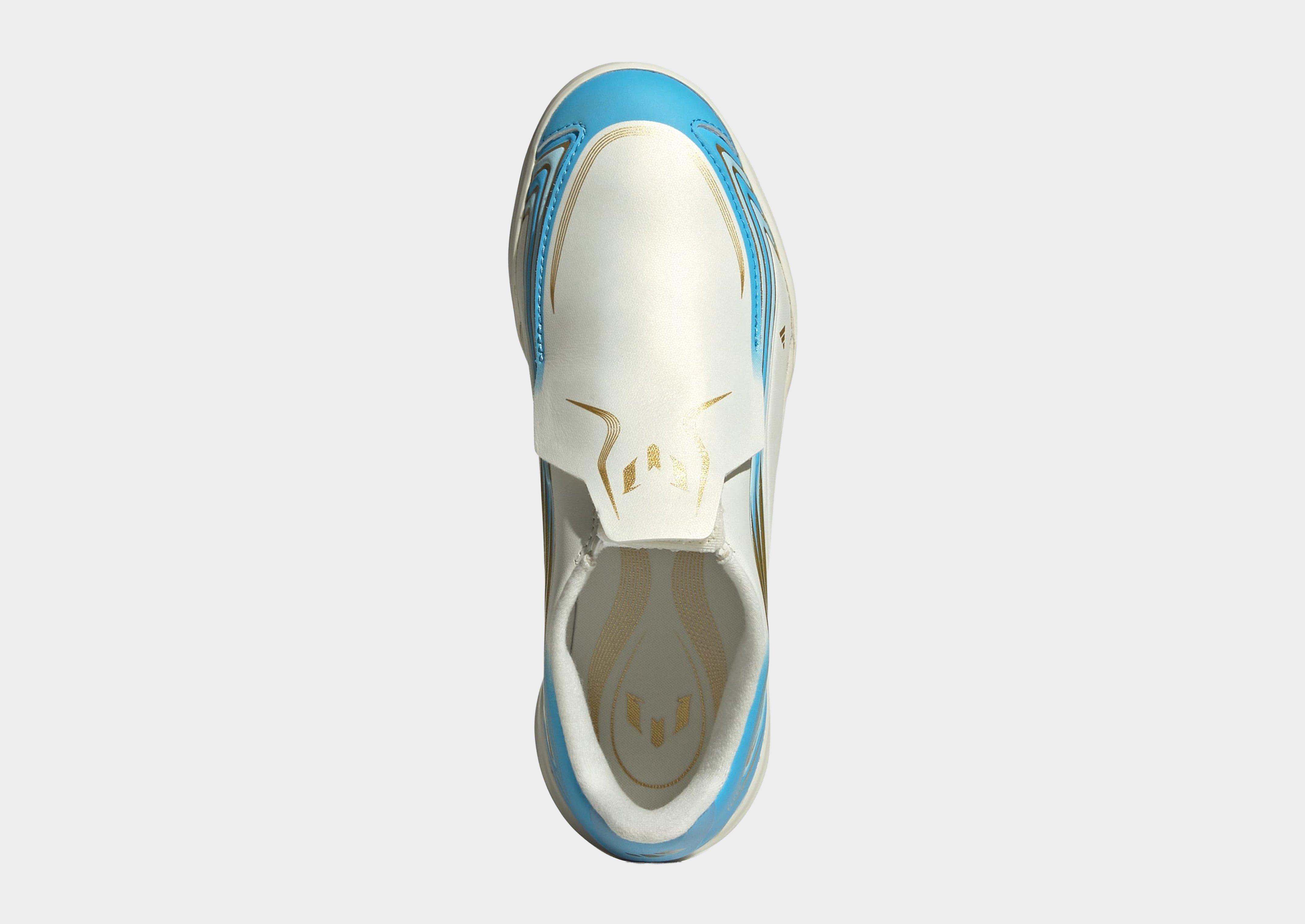 adidas Chaussure De Football Sans Lacets F50 Messi League Terrain Turf Enfants