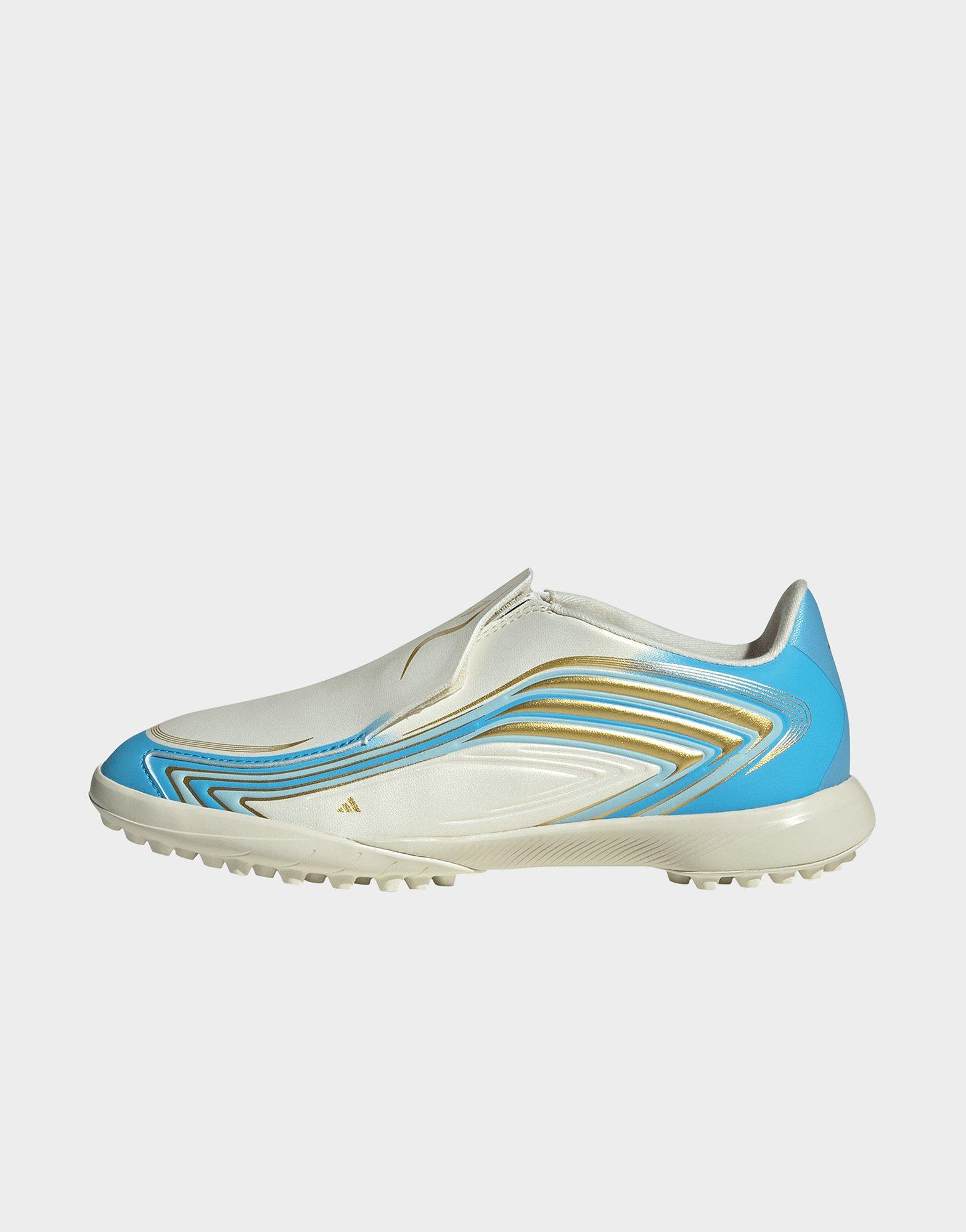 adidas Scarpe Da Calcio F50 Messi League Laceless Turf Per Bambini E Bambine