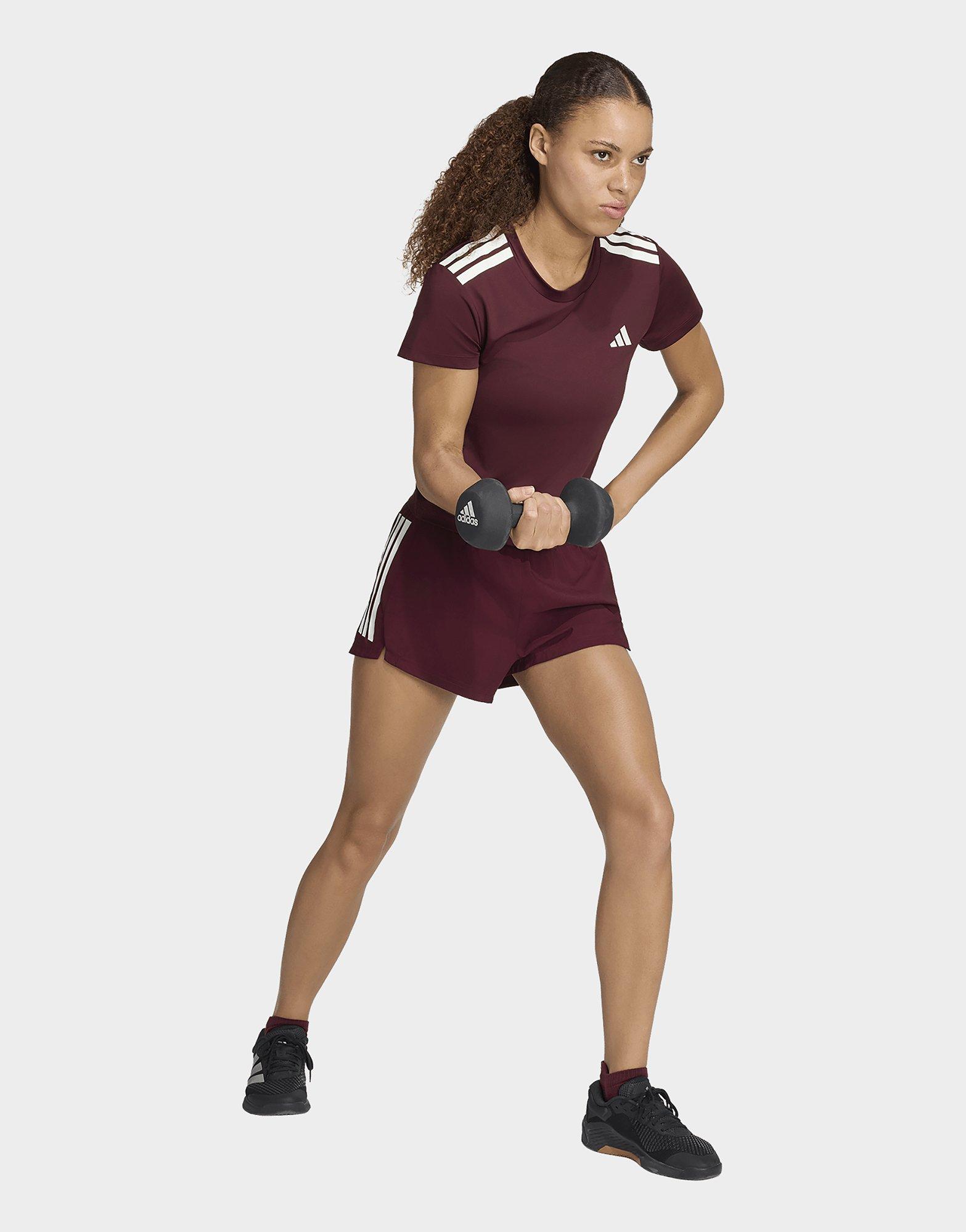 adidas Short Toile 3 Bandes Hyperglam