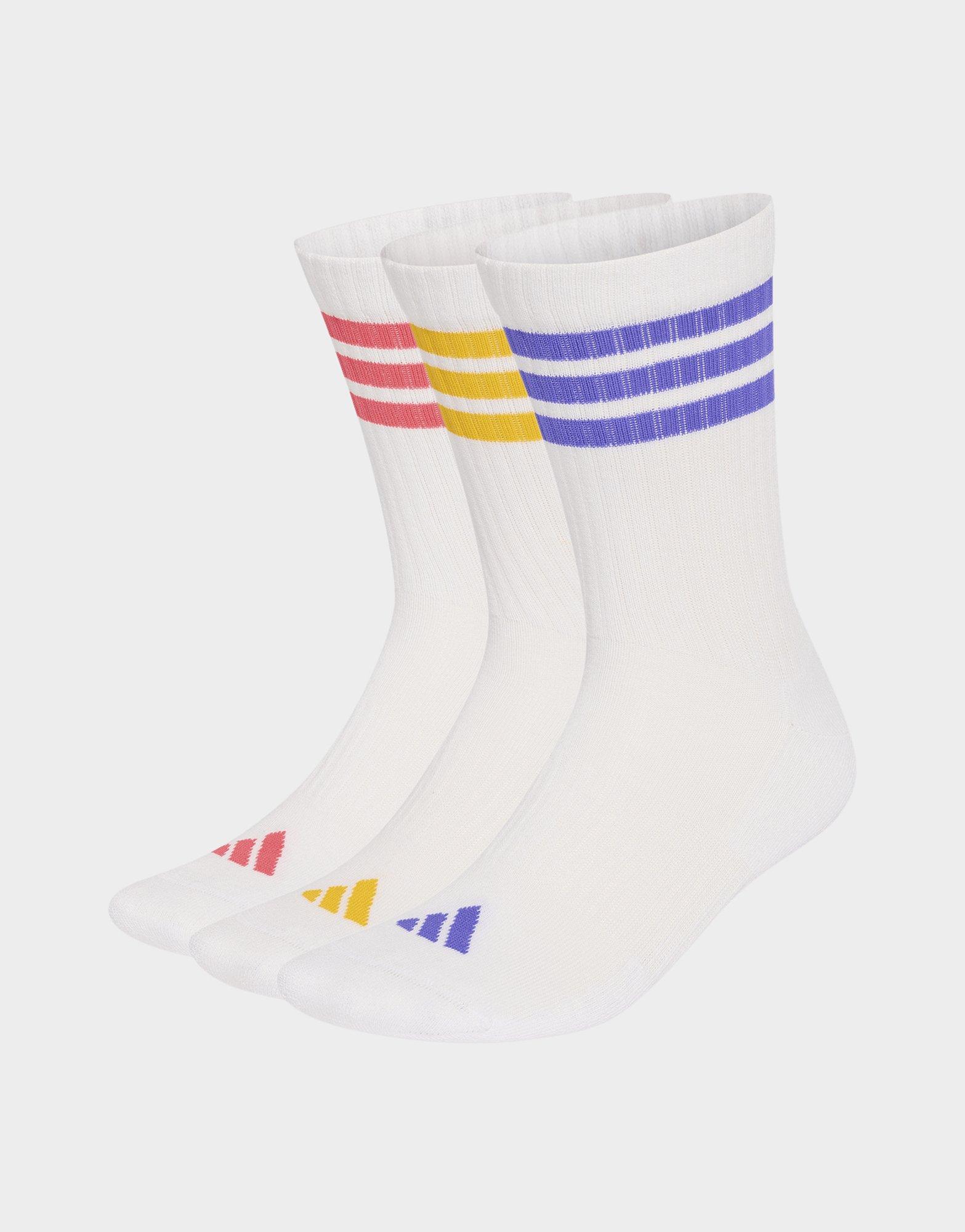 adidas 3-stripes Cushioned Crew Socks 3 Pair Pack