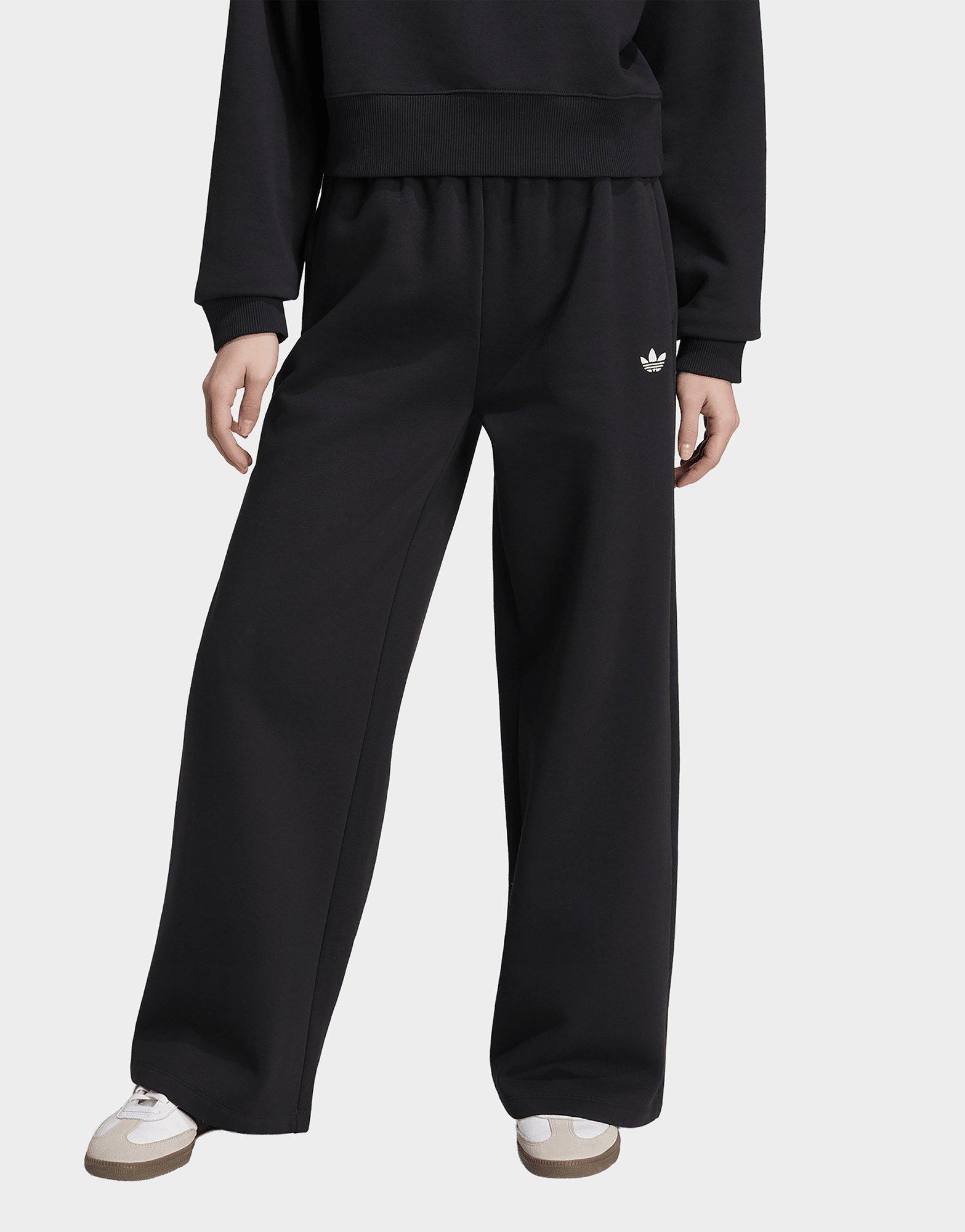 adidas Pantaloni A Gamba Larga In Tessuto Felpato