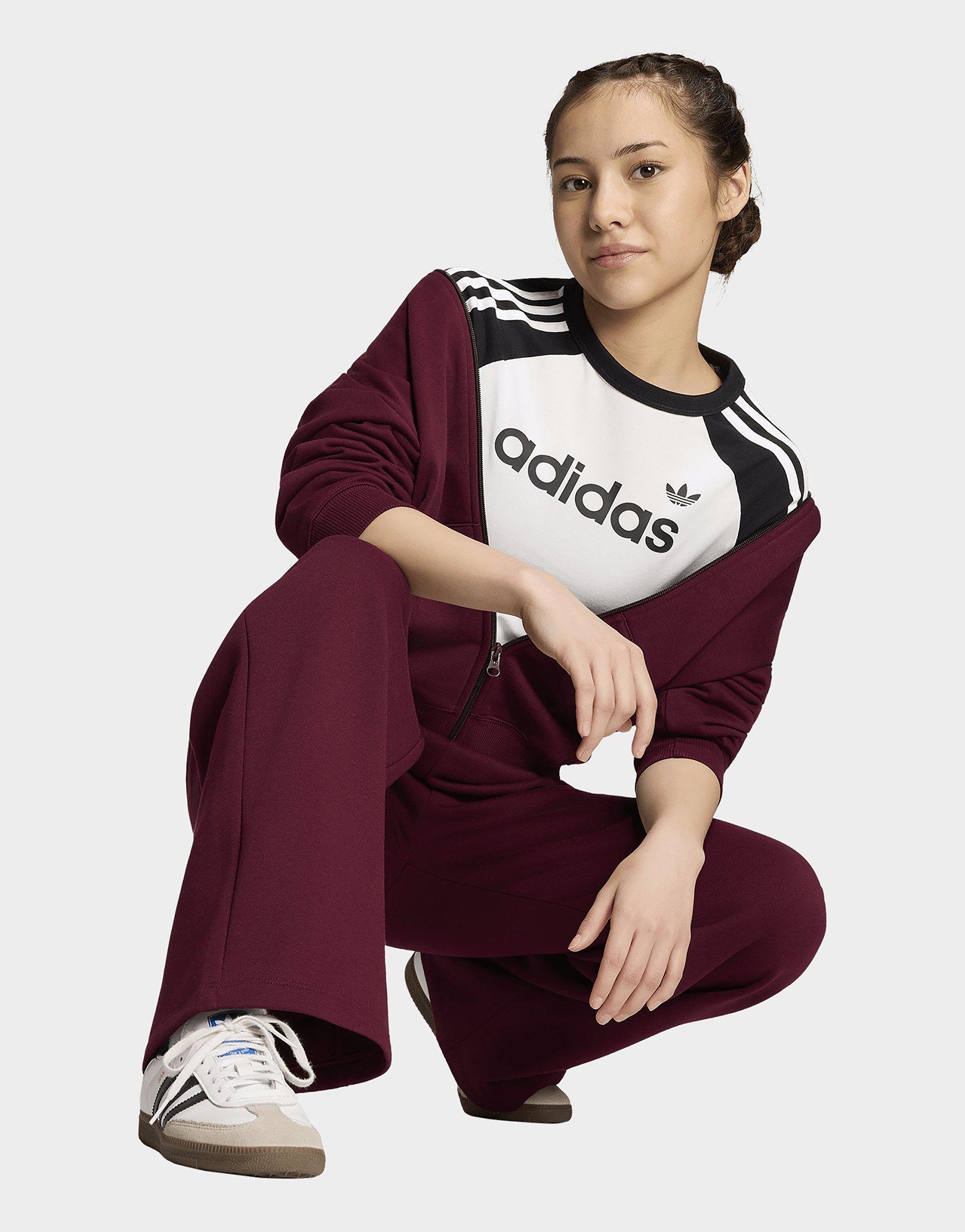 adidas PANTALON WIDE LEG MOLLETON