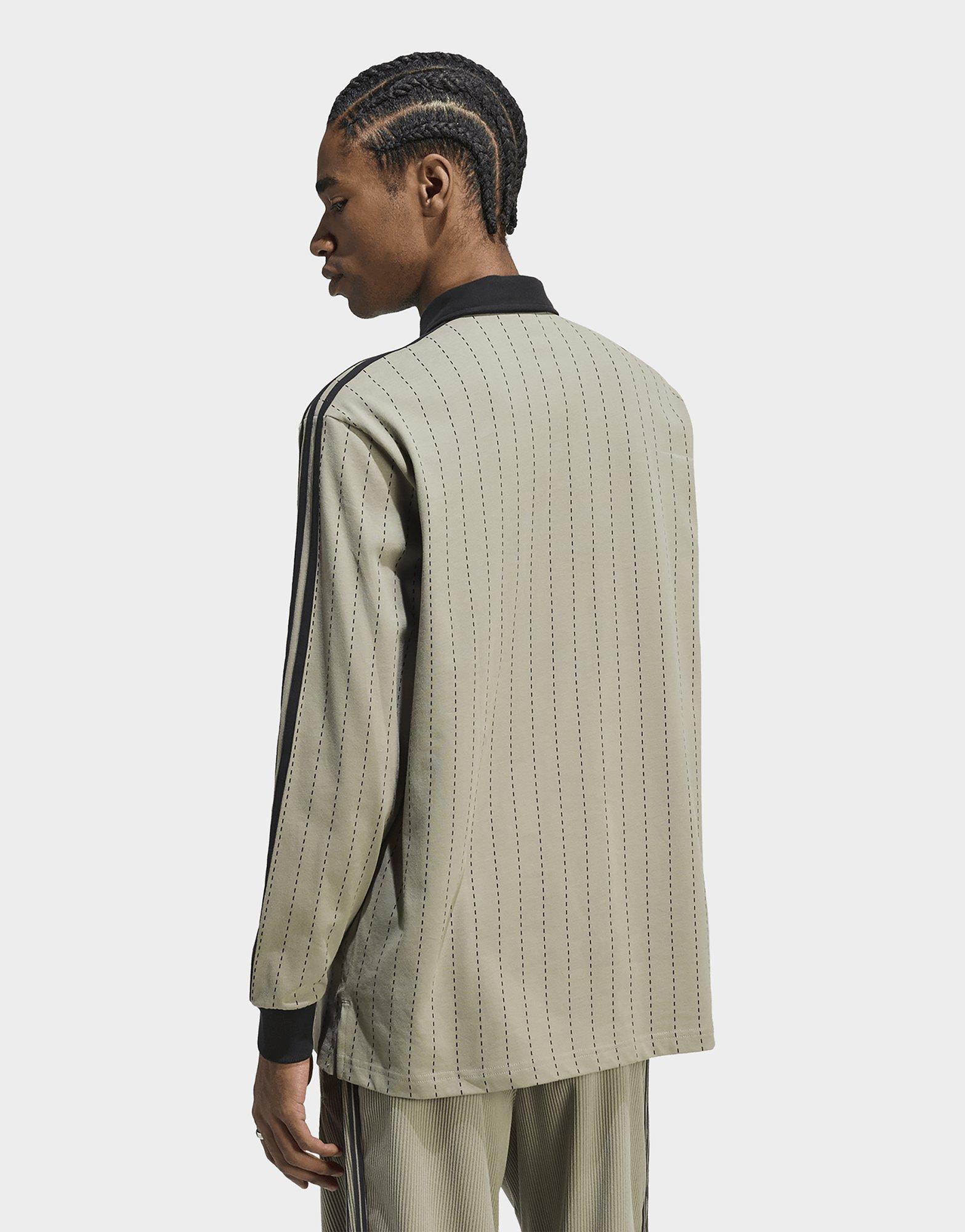 adidas Polo De Manga Larga Con Rayas Finas