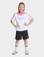 adidas Loose Polo Pinstripe Short Tee Set