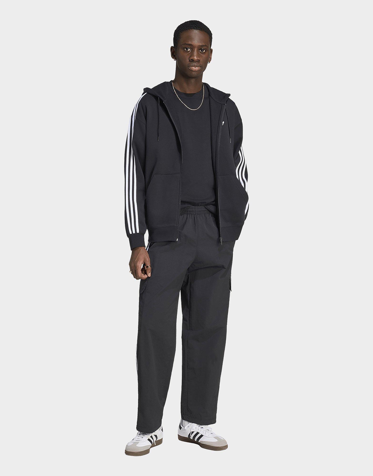 adidas Veste à capuche zip intégral oversize Adicolor