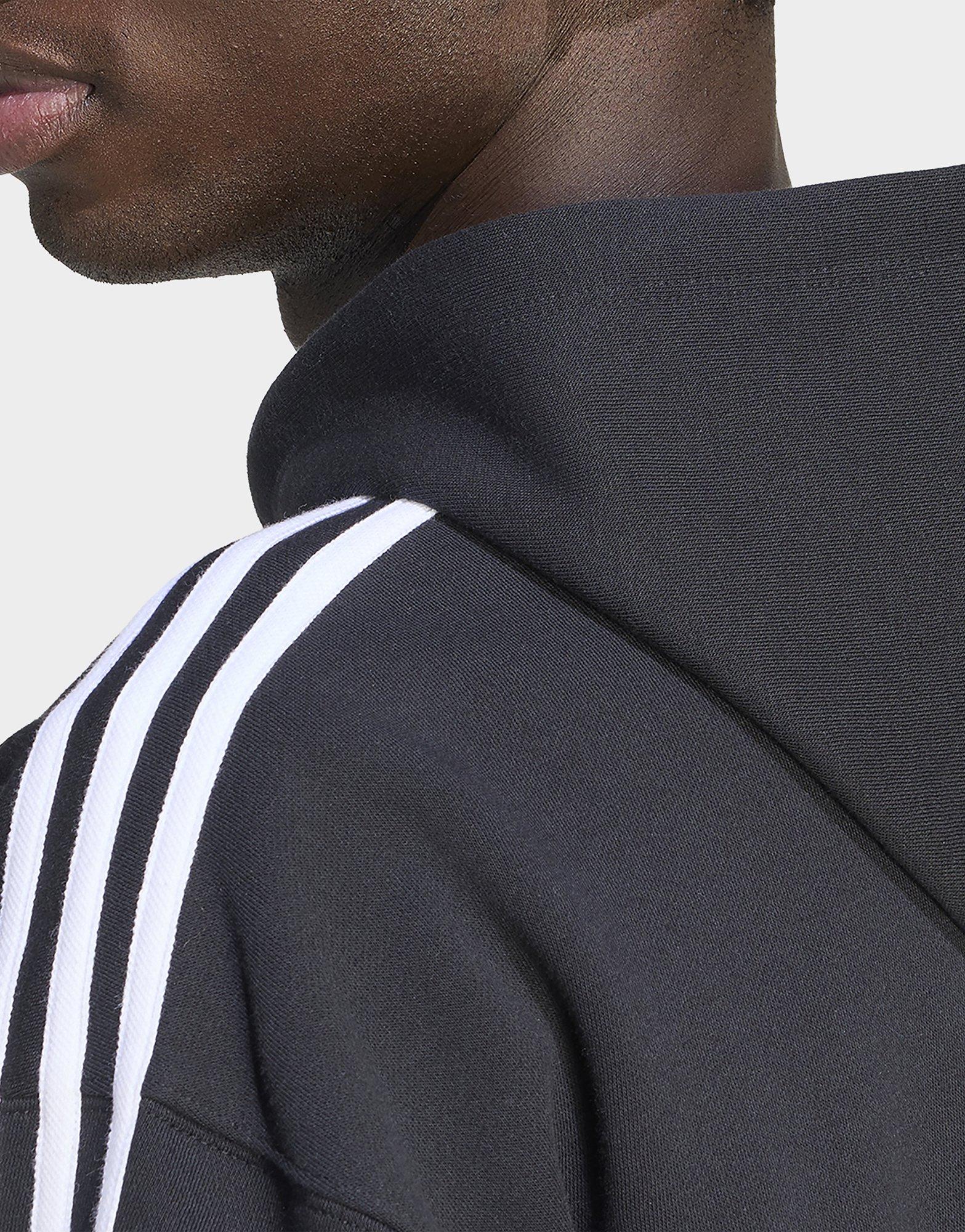 adidas Veste à capuche zip intégral oversize Adicolor