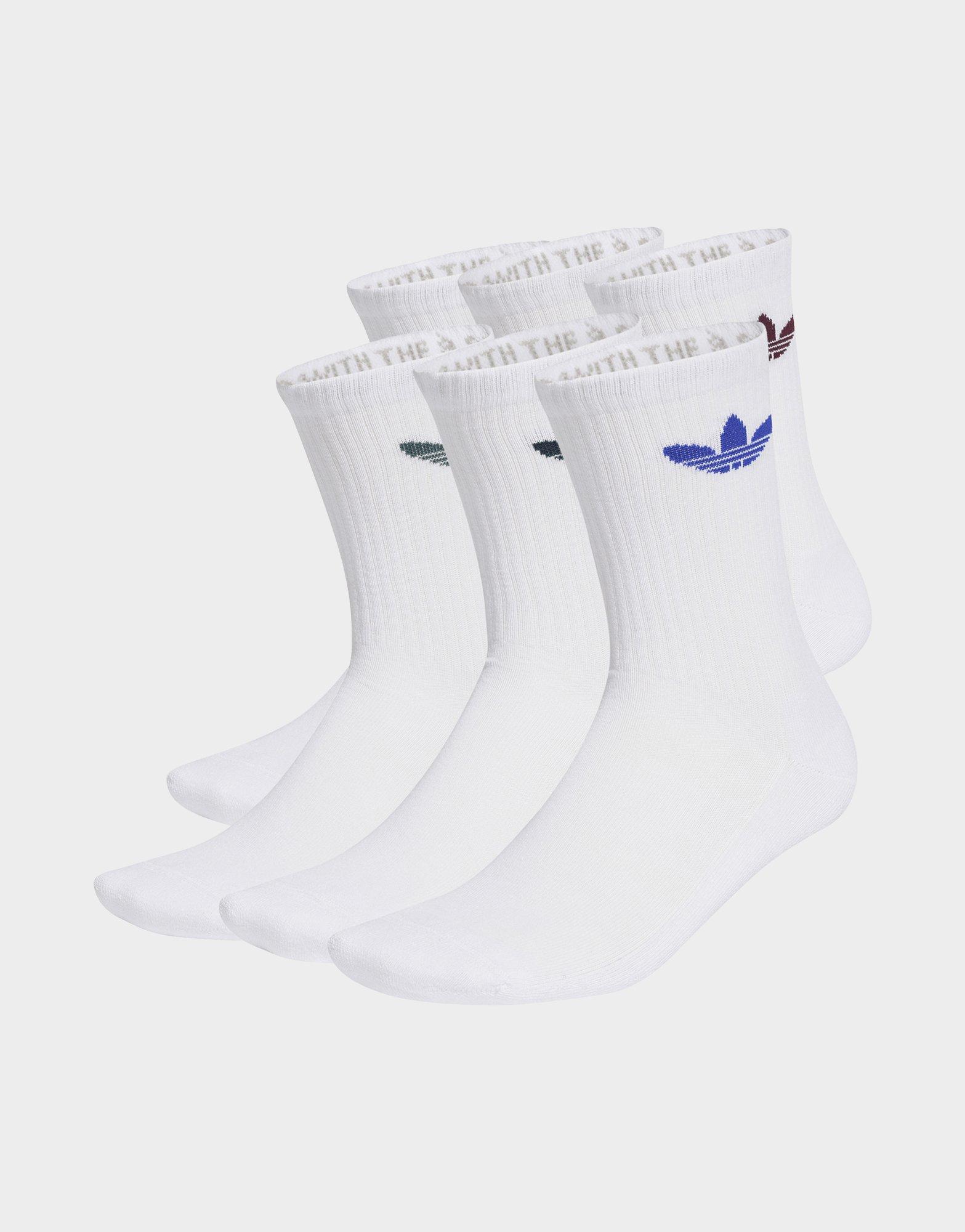 adidas Originals Trefoil Cushion Crew Socks 6 Pairs
