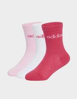 adidas Calzini Linear Kids Crew 3 Paia Per Confezione