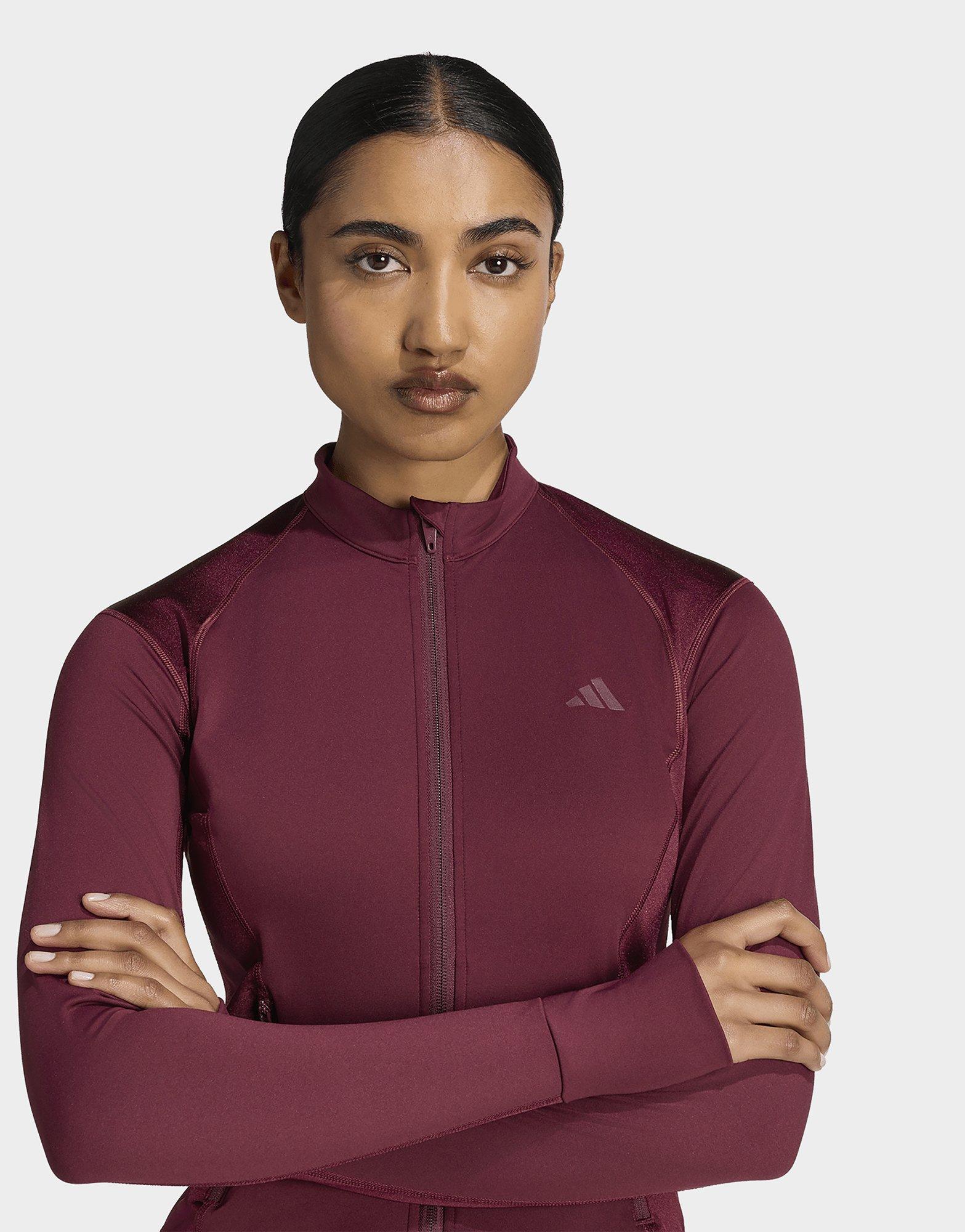 adidas Primelift Essentials Workout-jacke, Glänzendes Material, Reißverschluss