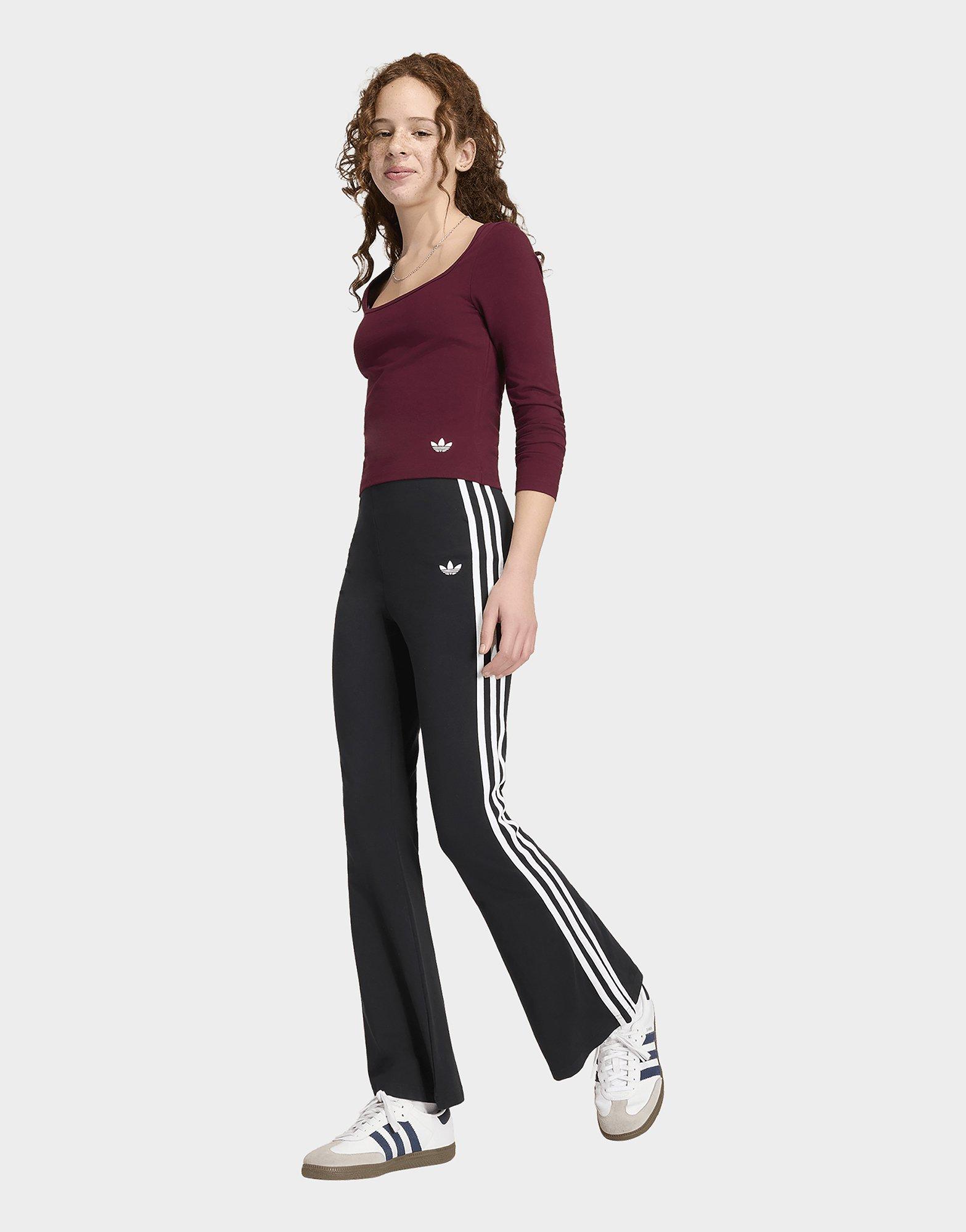 adidas T-shirt, Schmal Geschnitten, Eckiger Ausschnitt, Langärmlig