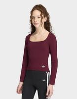 adidas Slim Front Square Collar Longsleeve T-shirt
