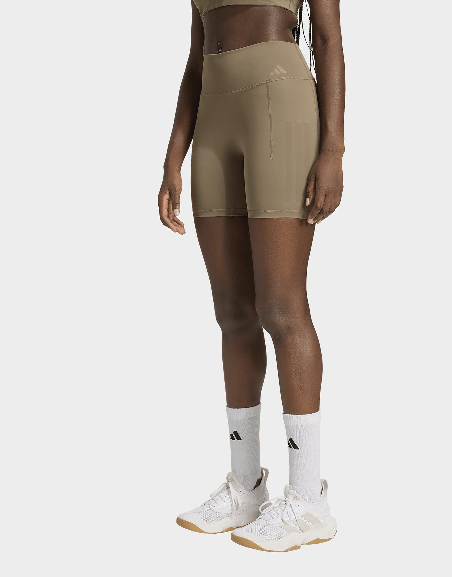 adidas Leggings Corti A 3 Strisce Optime Allenamento