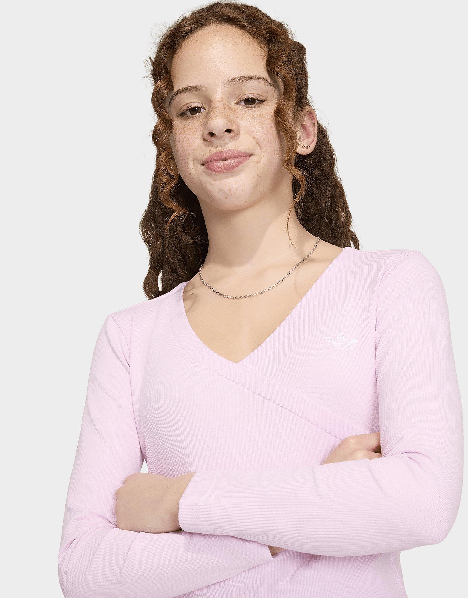 adidas Slim Mini Rib Wrap Langarmshirt