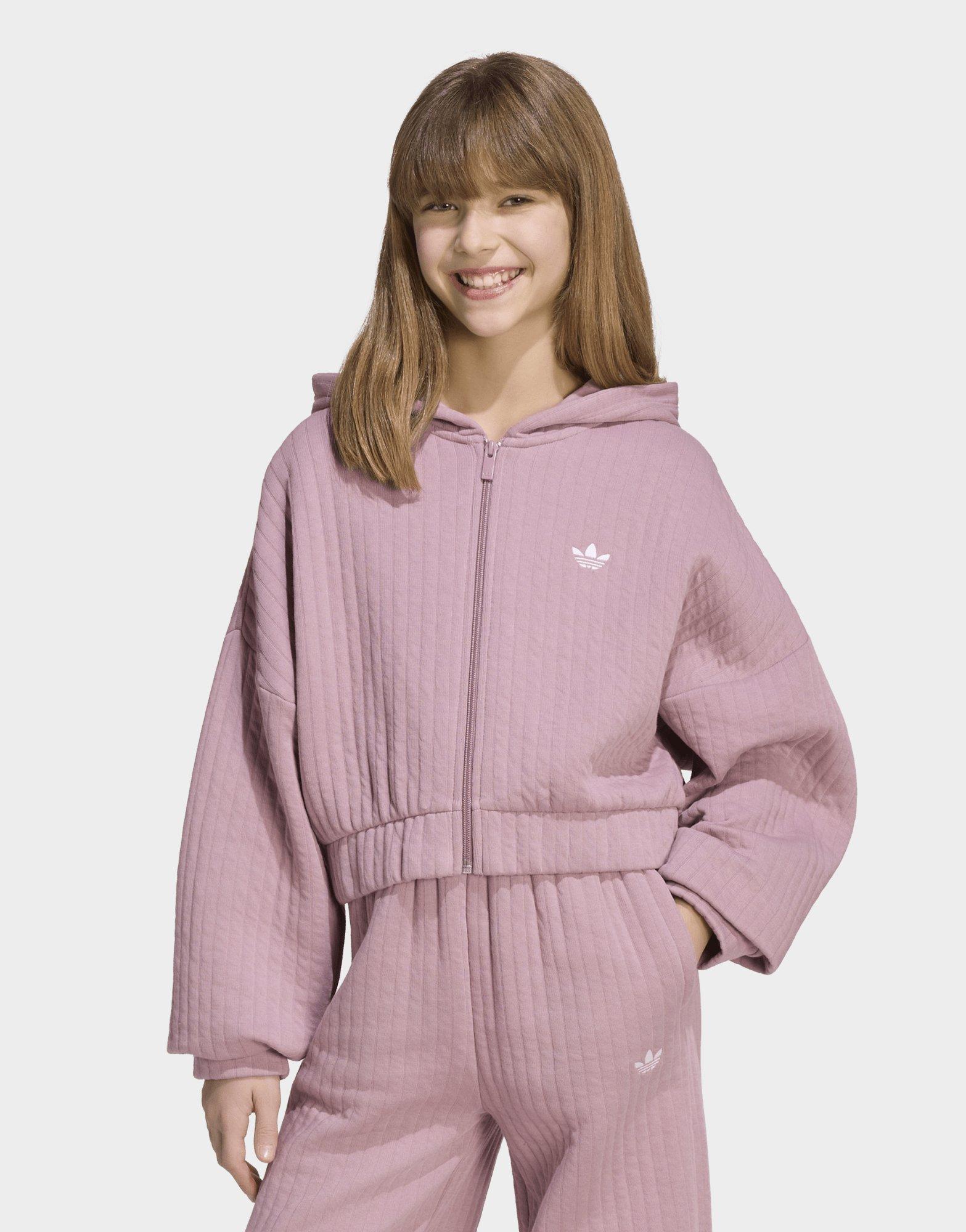 adidas LOOSE PADDED RIB ZIP HOODIE