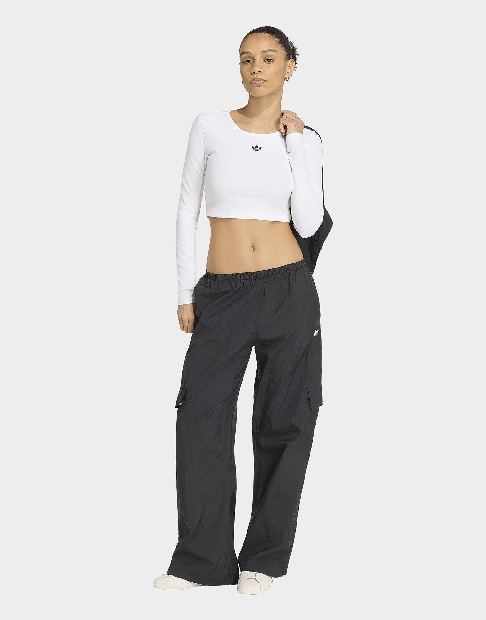 adidas Camiseta De Manga Larga Cropped Essentials Rib
