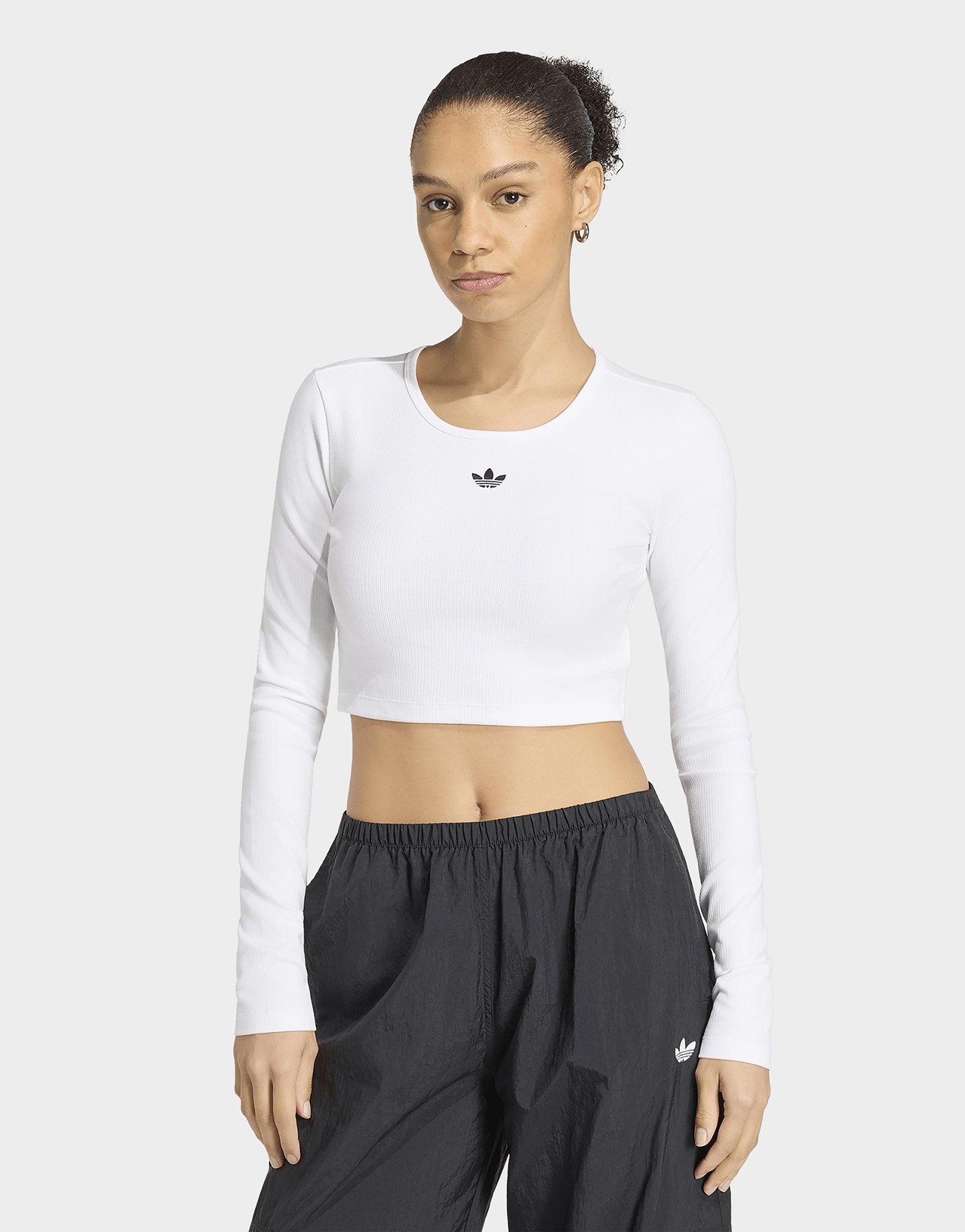 adidas Essentials Rib Cropped Longsleeve T-shirt