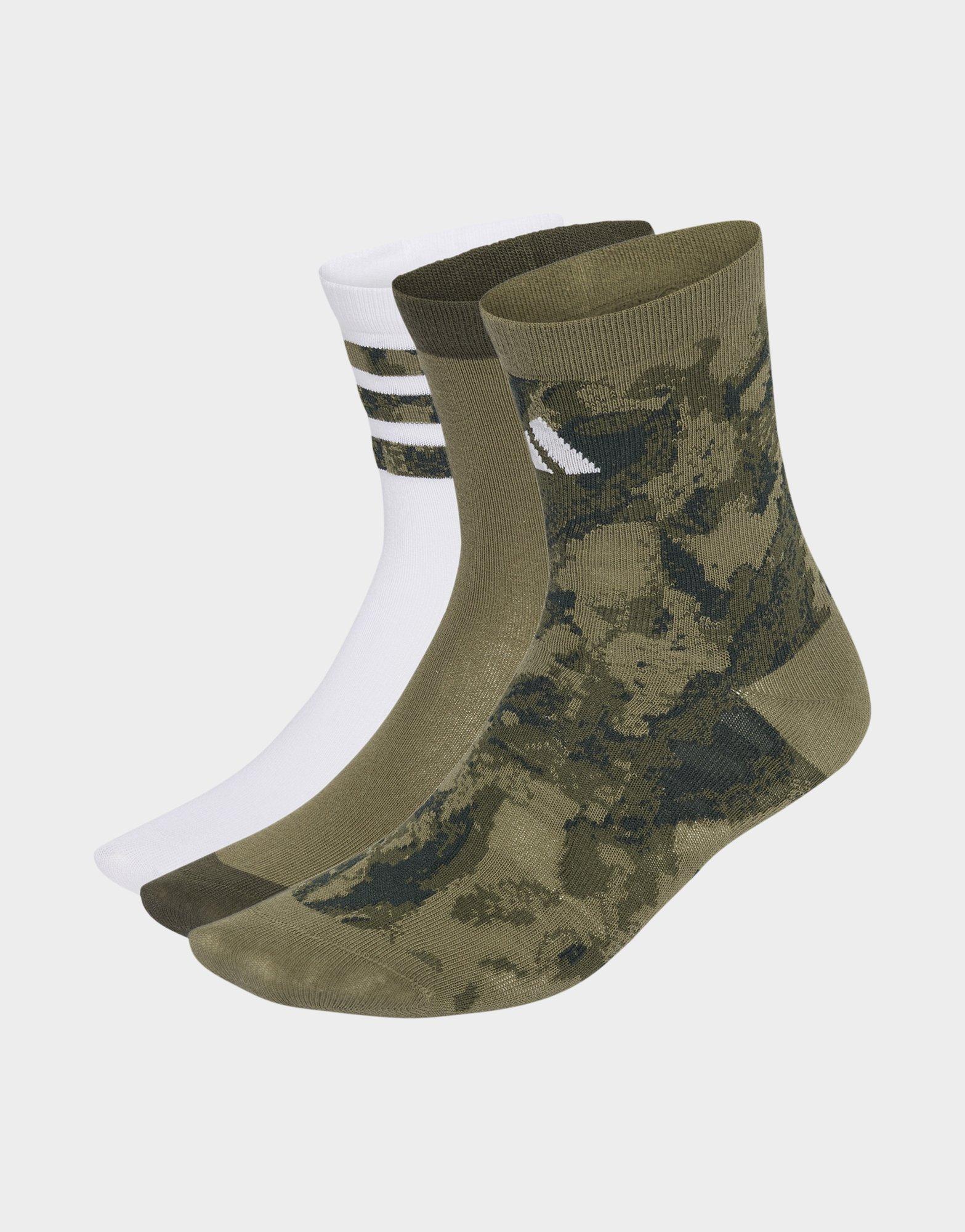 adidas Youth Boys Camo Graphic 3pp Socks