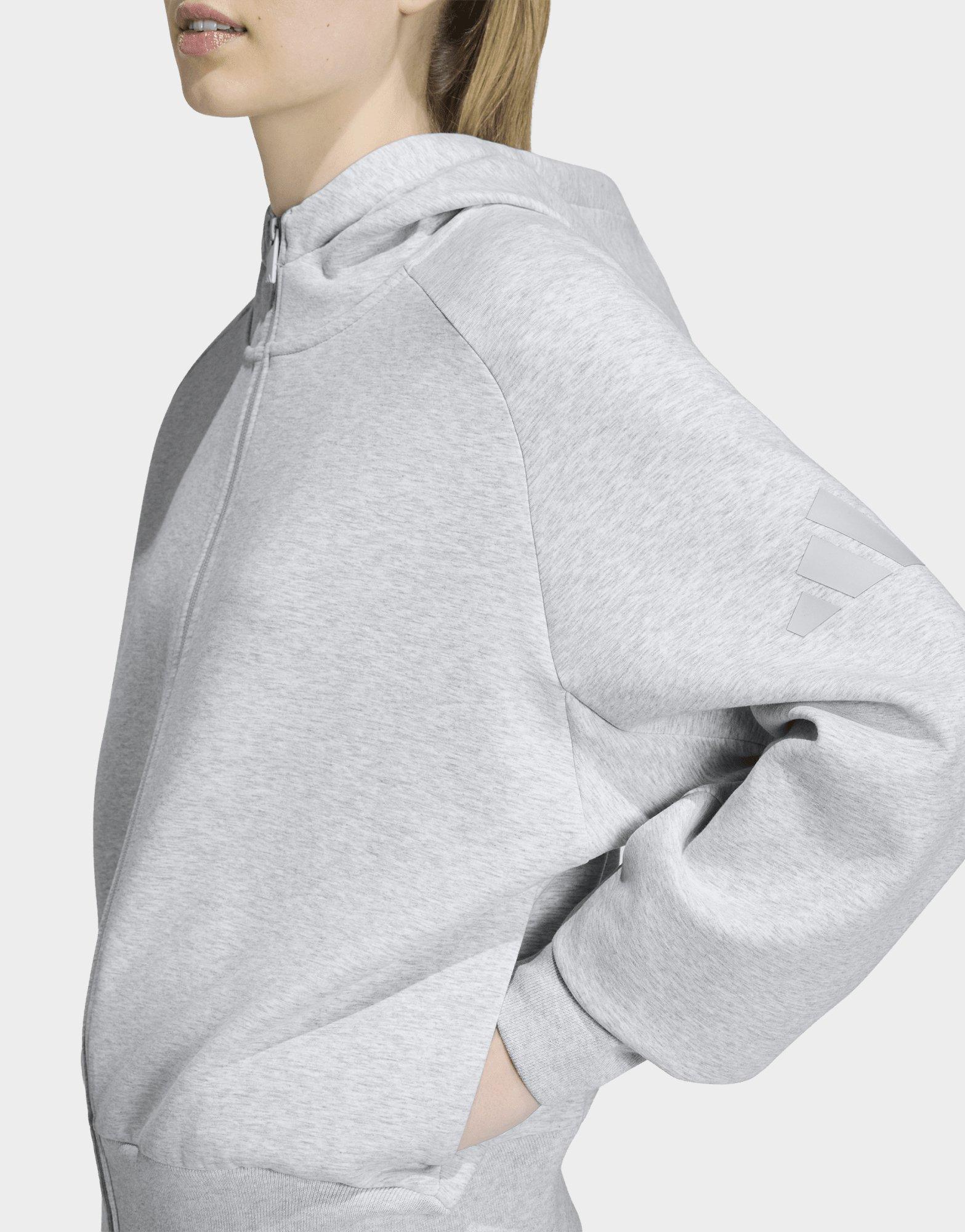 adidas Sweat-shirt À Capuche Soft Lux Avec Zip Sur Toute La Longueur