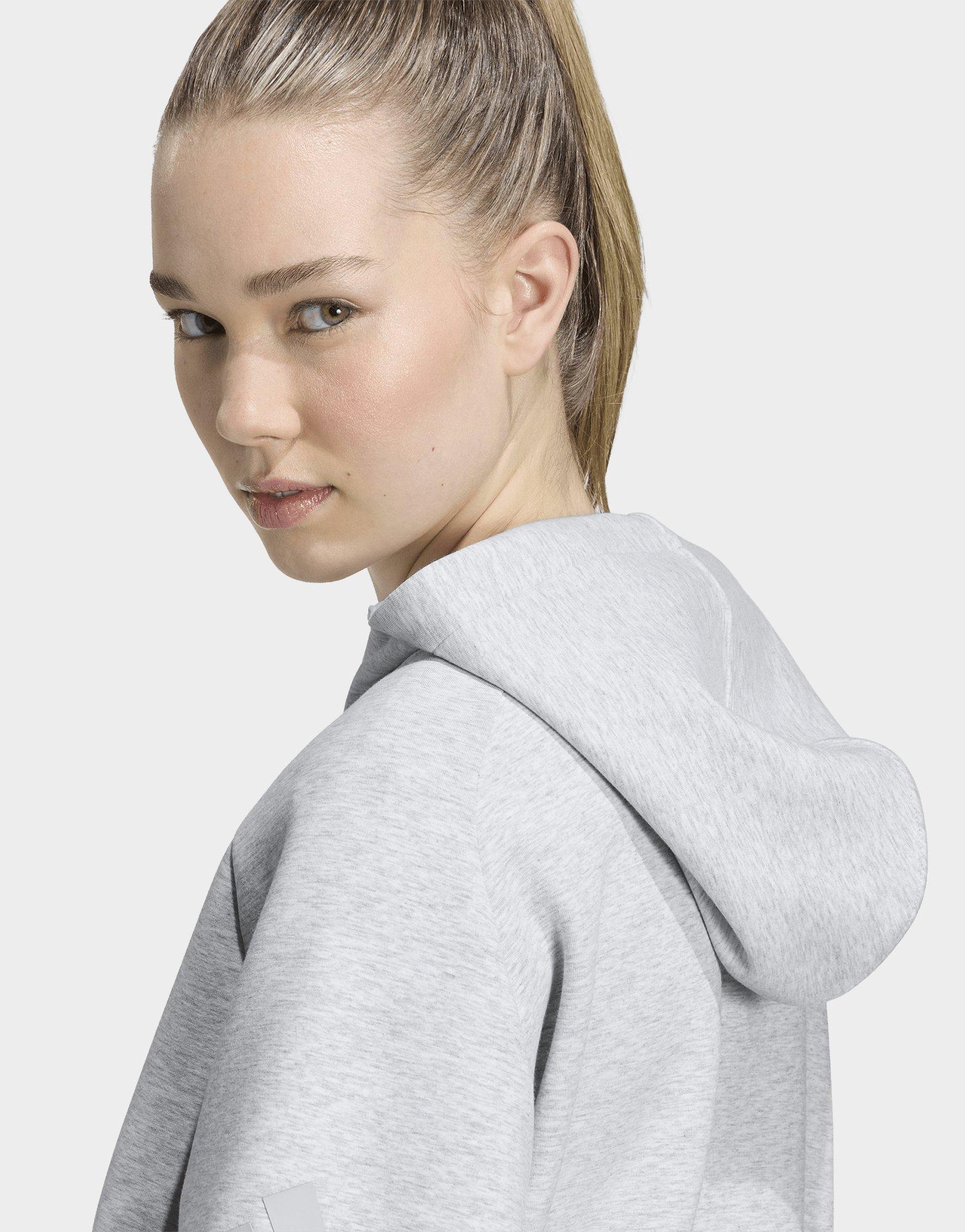 adidas Sweat-shirt À Capuche Soft Lux Avec Zip Sur Toute La Longueur
