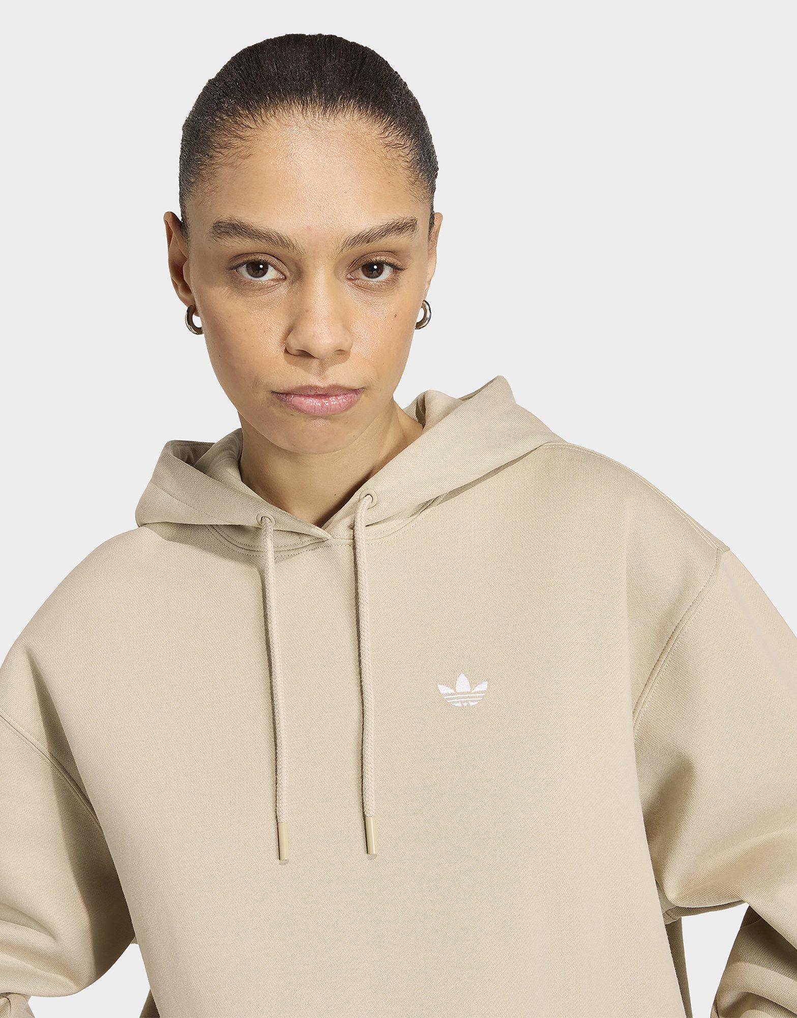 adidas Sudadera Con Capucha De Felpa Y Corte Holgado Essentials