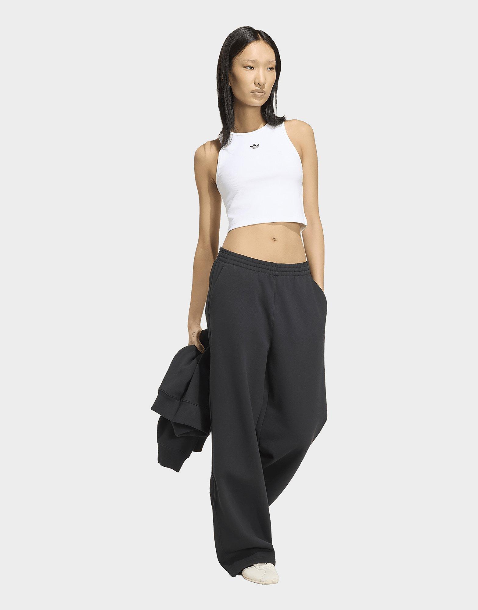 adidas Pantalón De Felpa Y Pernera Ancha Essentials