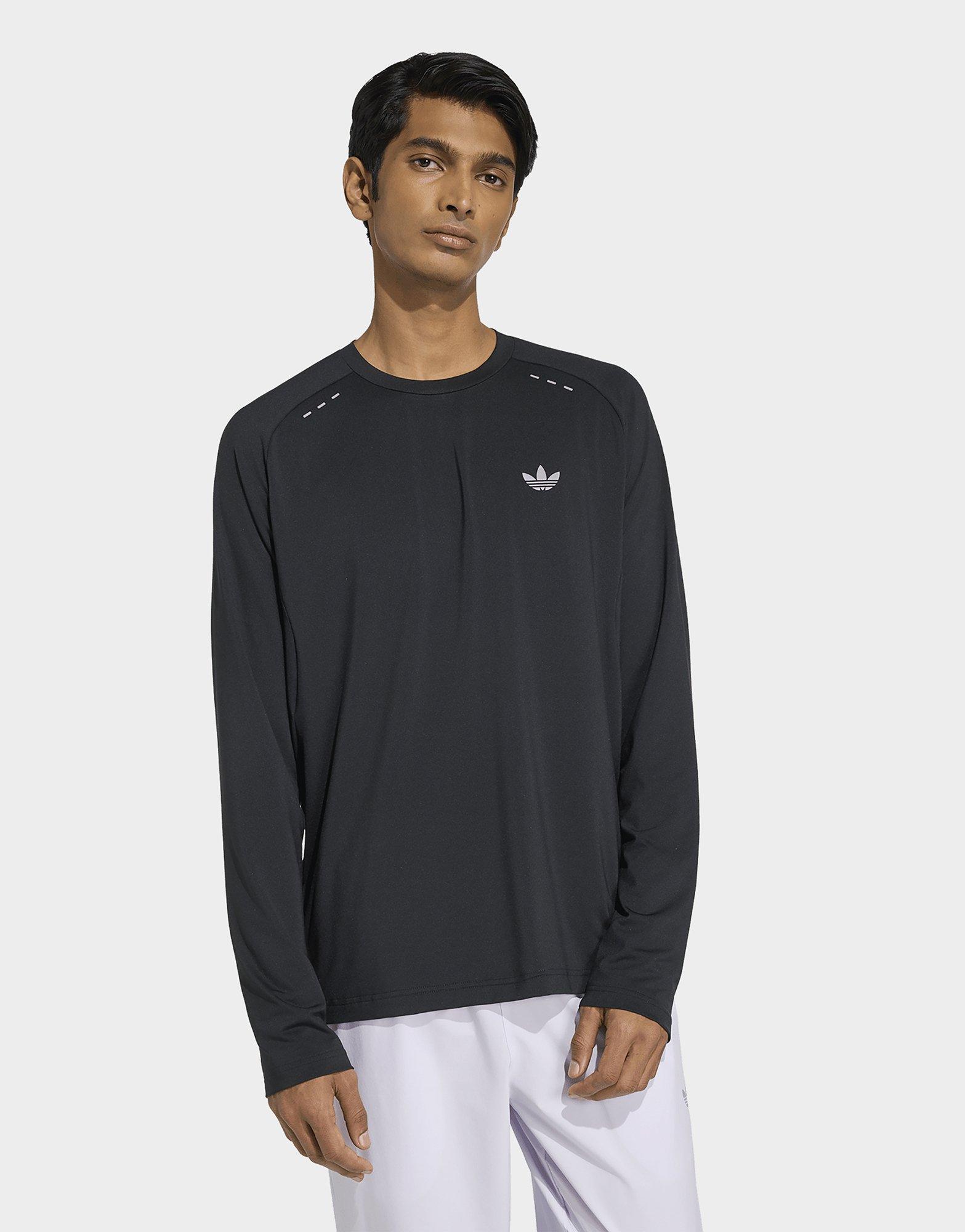 adidas Maglia Tech Trefoil Essentials Poliestere A Maniche Lunghe